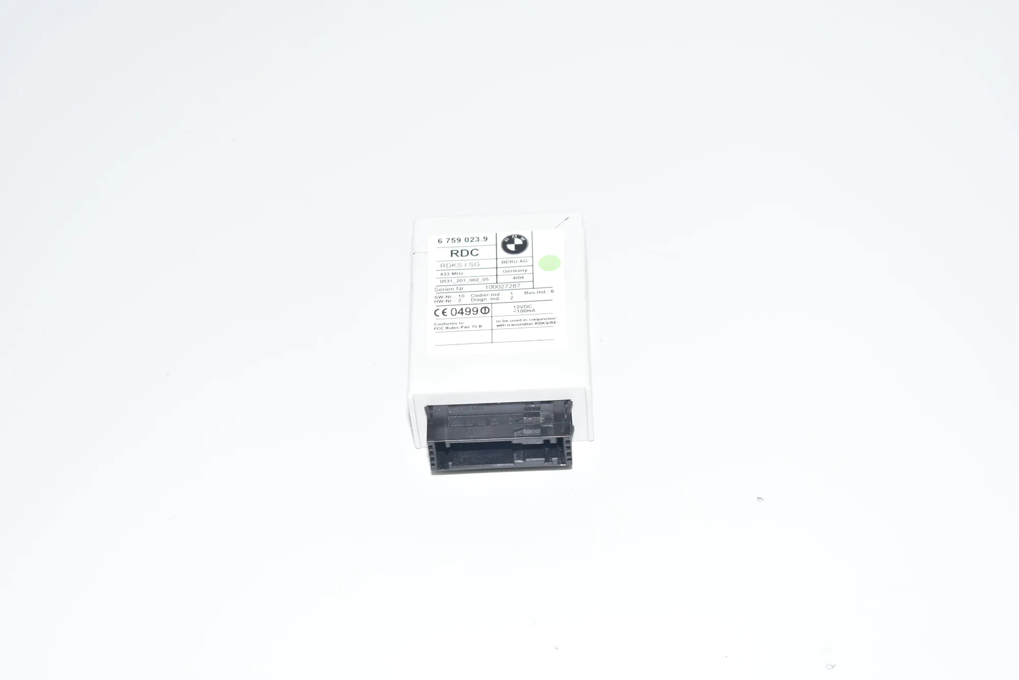 Tire Pressure Control Module – OEM 6759023 · BMW X5 (E53) 4.6 is 2002 – 3