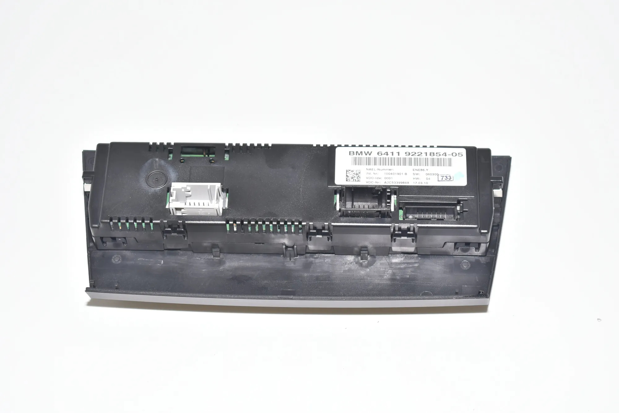 Climate Control Unit – OEM 9221854 · BMW 3 Coupe (E92) 330 d 2010 – 3