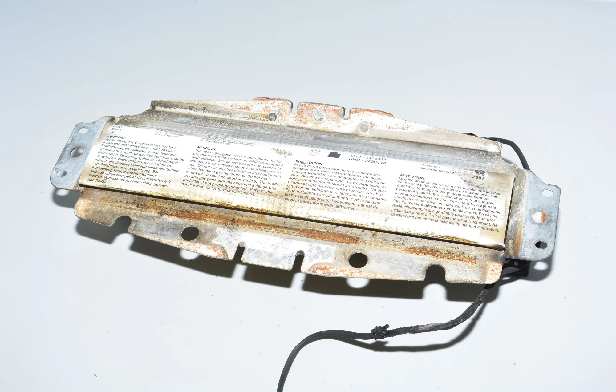Dashboard Safety Bag SRS – OEM 2406476 · BMW X6 (E71, E72) xDrive 35 d 2008 – 3