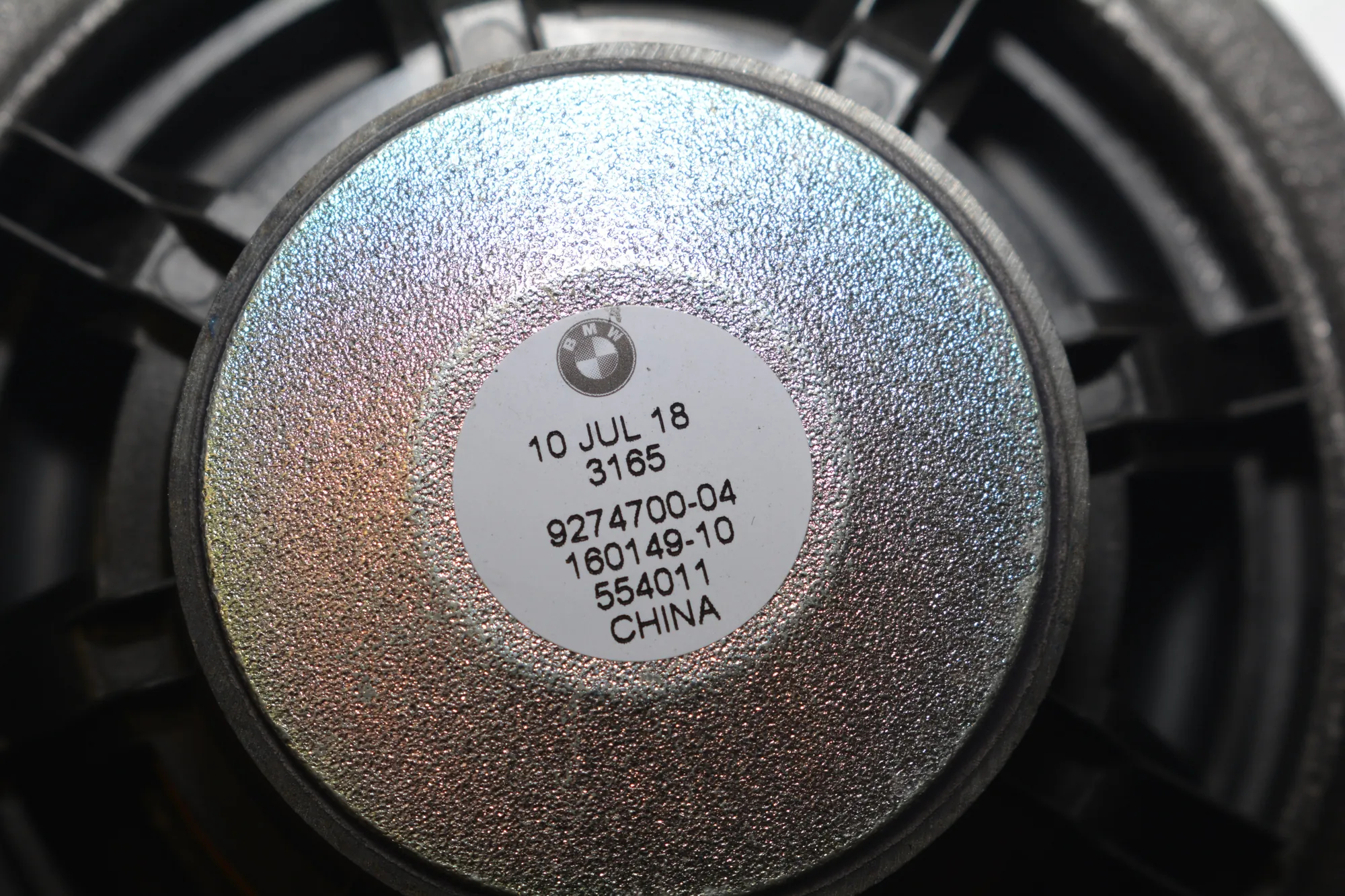 Front Right Door Speaker – OEM 9274700 · BMW i3 (I01) Hybrid 2018 – 5