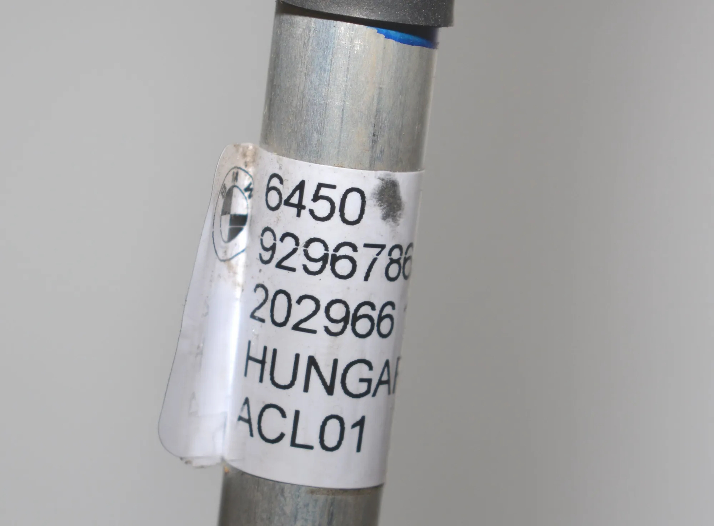 A/C Air Con Hose Pipe – OEM 9296786 · BMW i3 (I01) Hybrid 2018 – 8