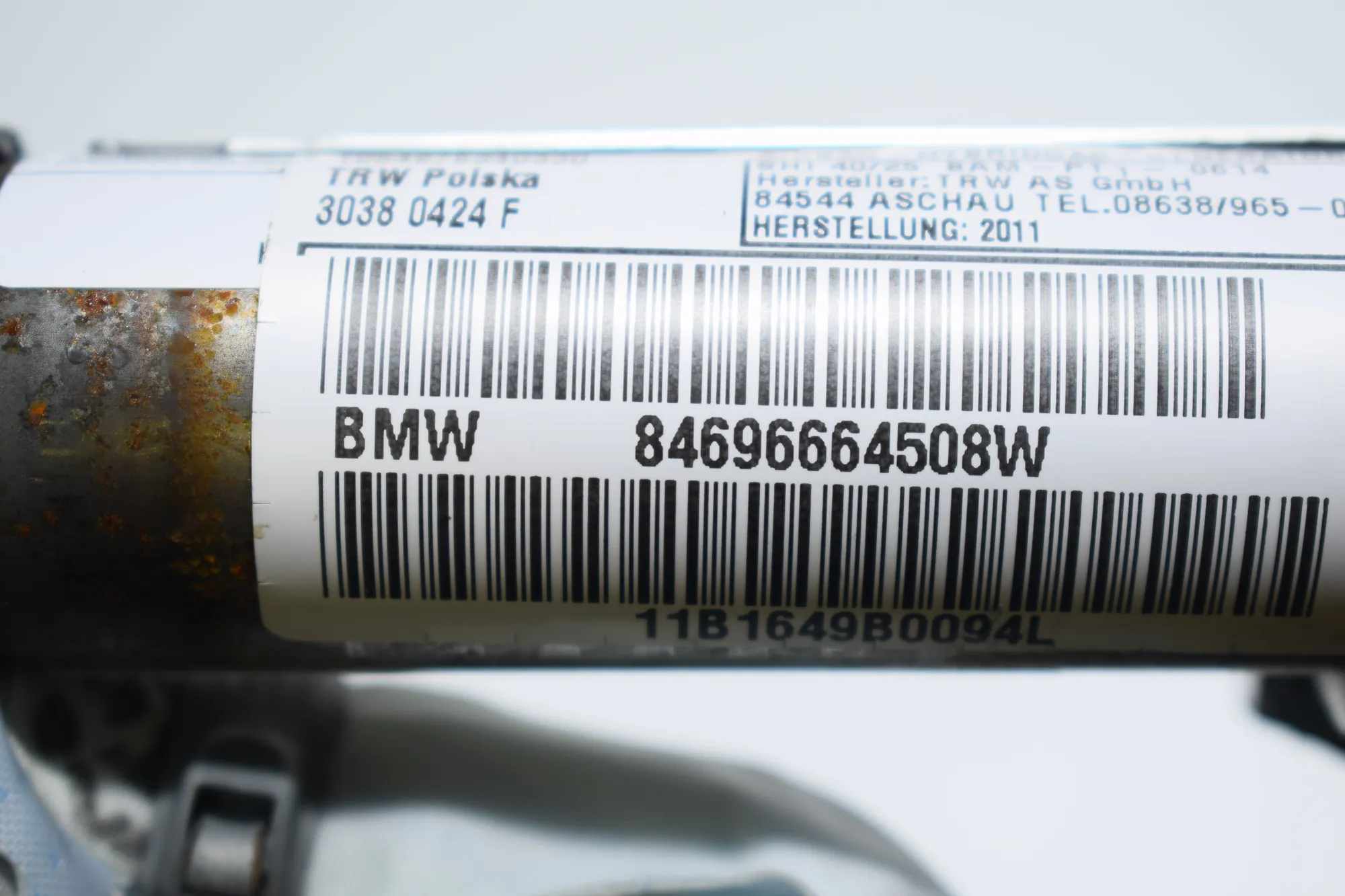 Left Side Roof Safety Curtain SRS – OEM 6966645 · BMW 3 (E90) 330 d 2011 – 3