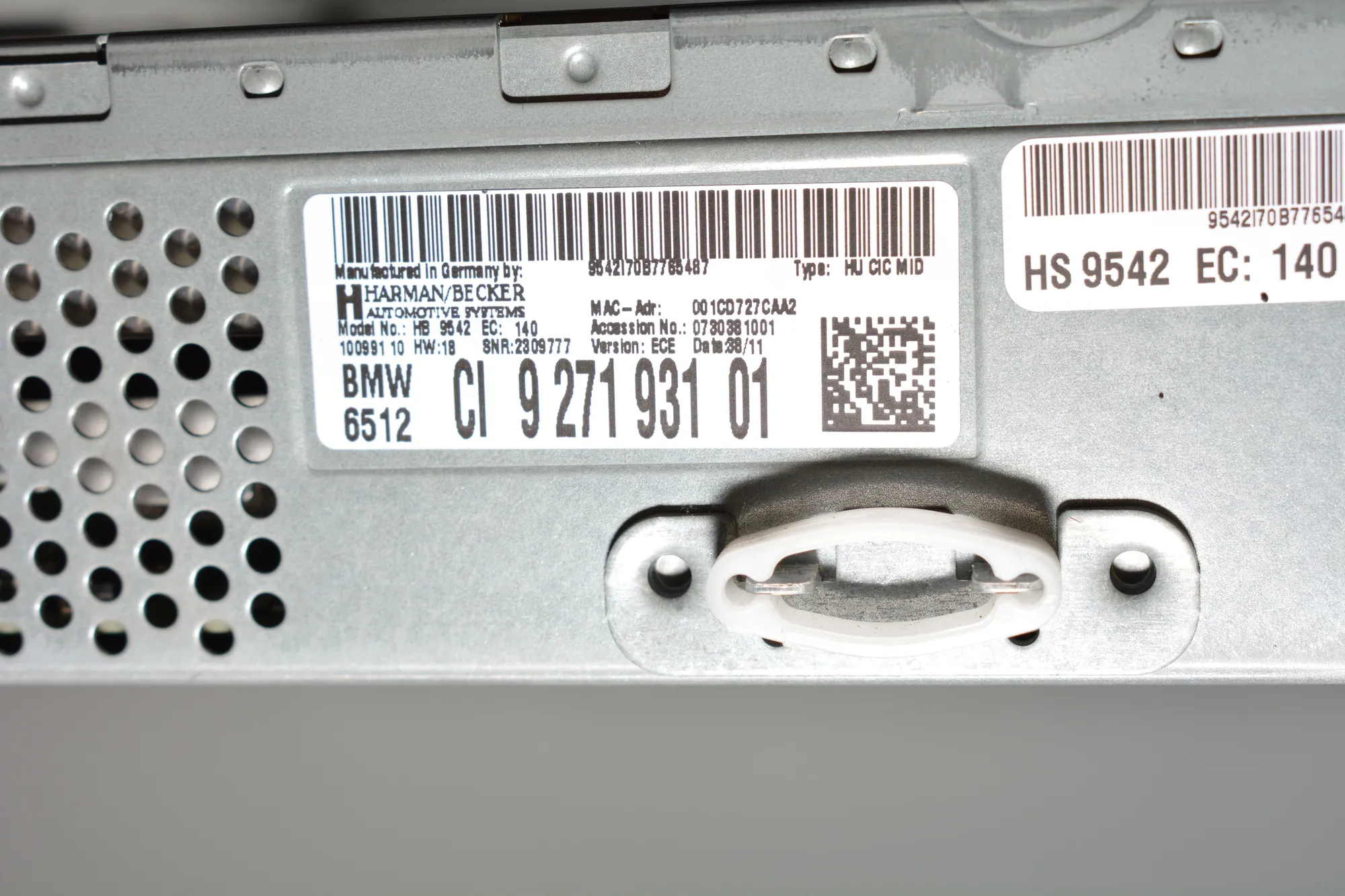 Navigation System – OEM 9266384 · BMW 5 Touring (F11) 520 d 2011 – 10