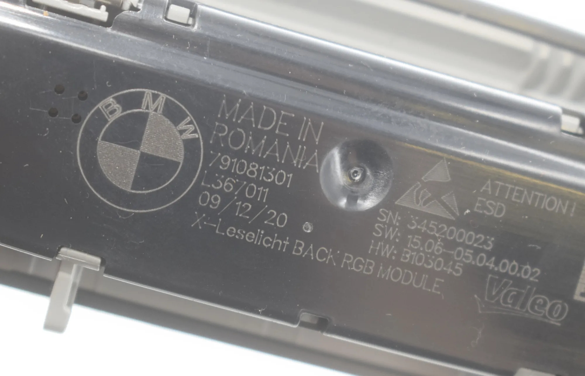 Interior Lighting – OEM 9891143 · BMW 1 (F40) (2019 - -) (F40)118d 2021 – 6