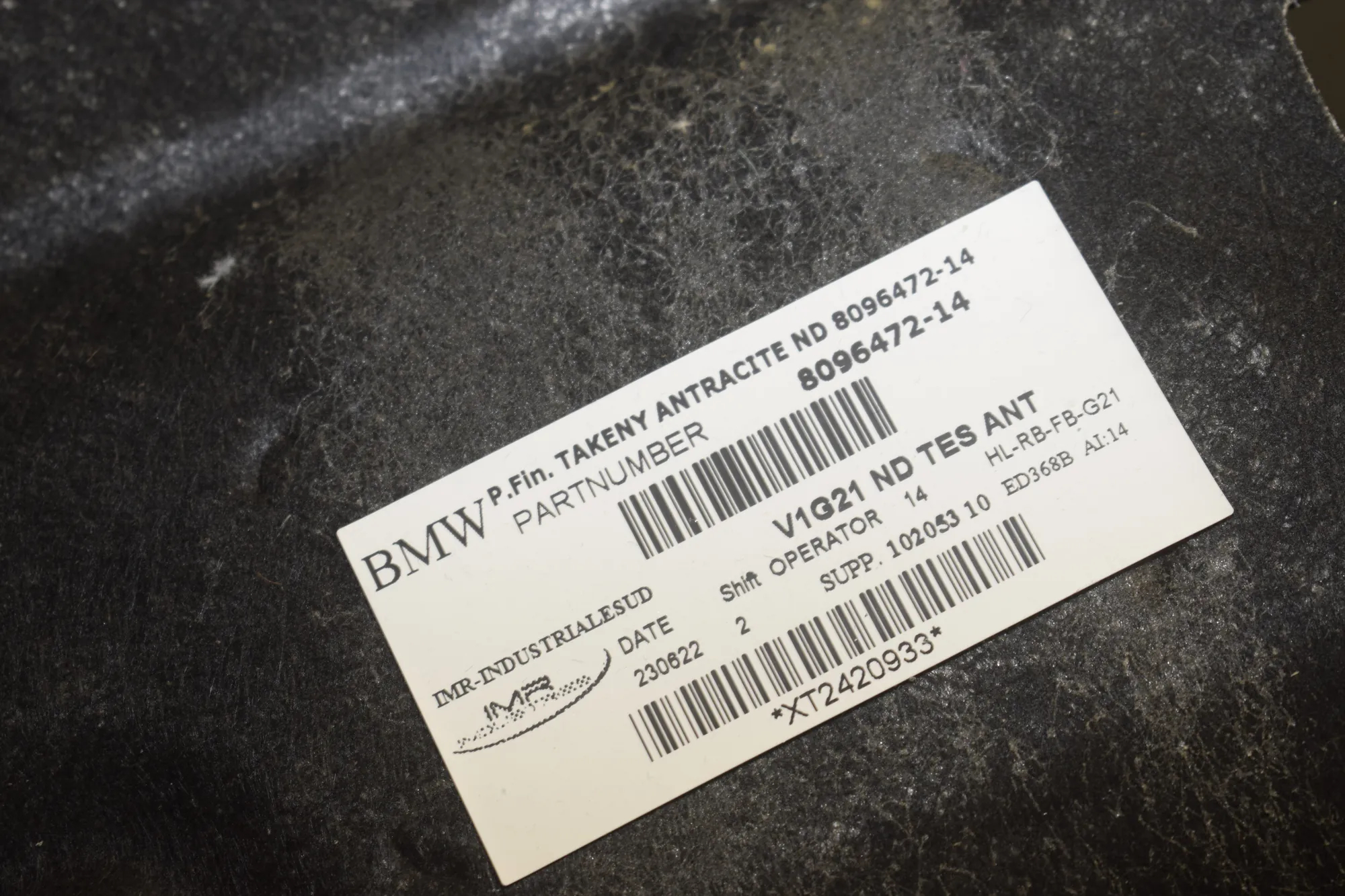 Roof Headliner – OEM 8096472 · BMW 3 Touring (G21) BMW 3 Touring (G21) 320 d 2021 – 5