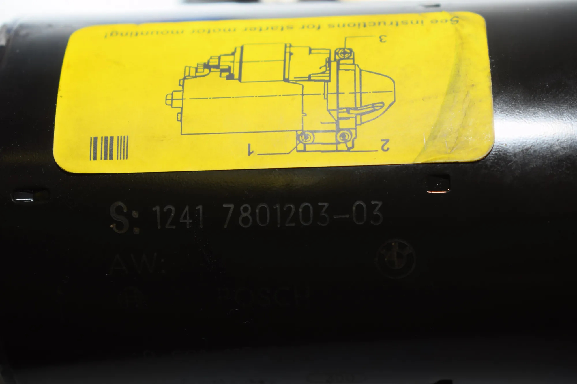 Starter Motor – OEM 7801203 · BMW 5 (F10) 535 d 2011 – 5