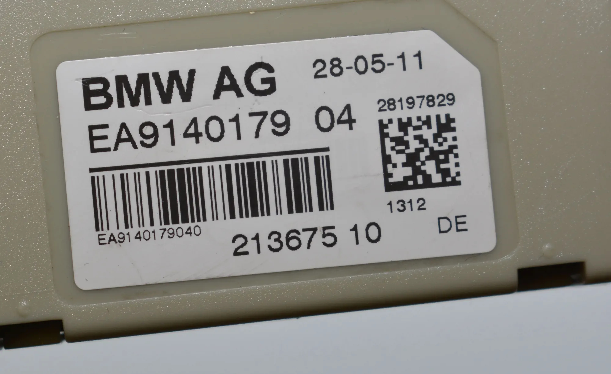 Antenna Filter – OEM 9140179 · BMW 5 (F10) 535 d 2011 – 4