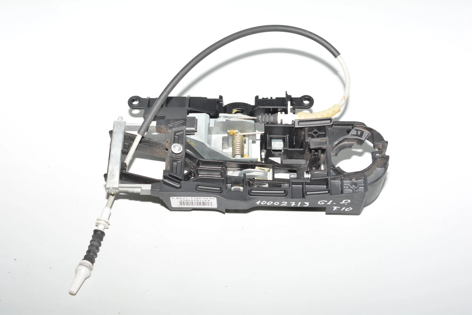 Rear Right Door Interior Handle Frame – OEM 7187228 · BMW 5 (F10) 535 d 2011