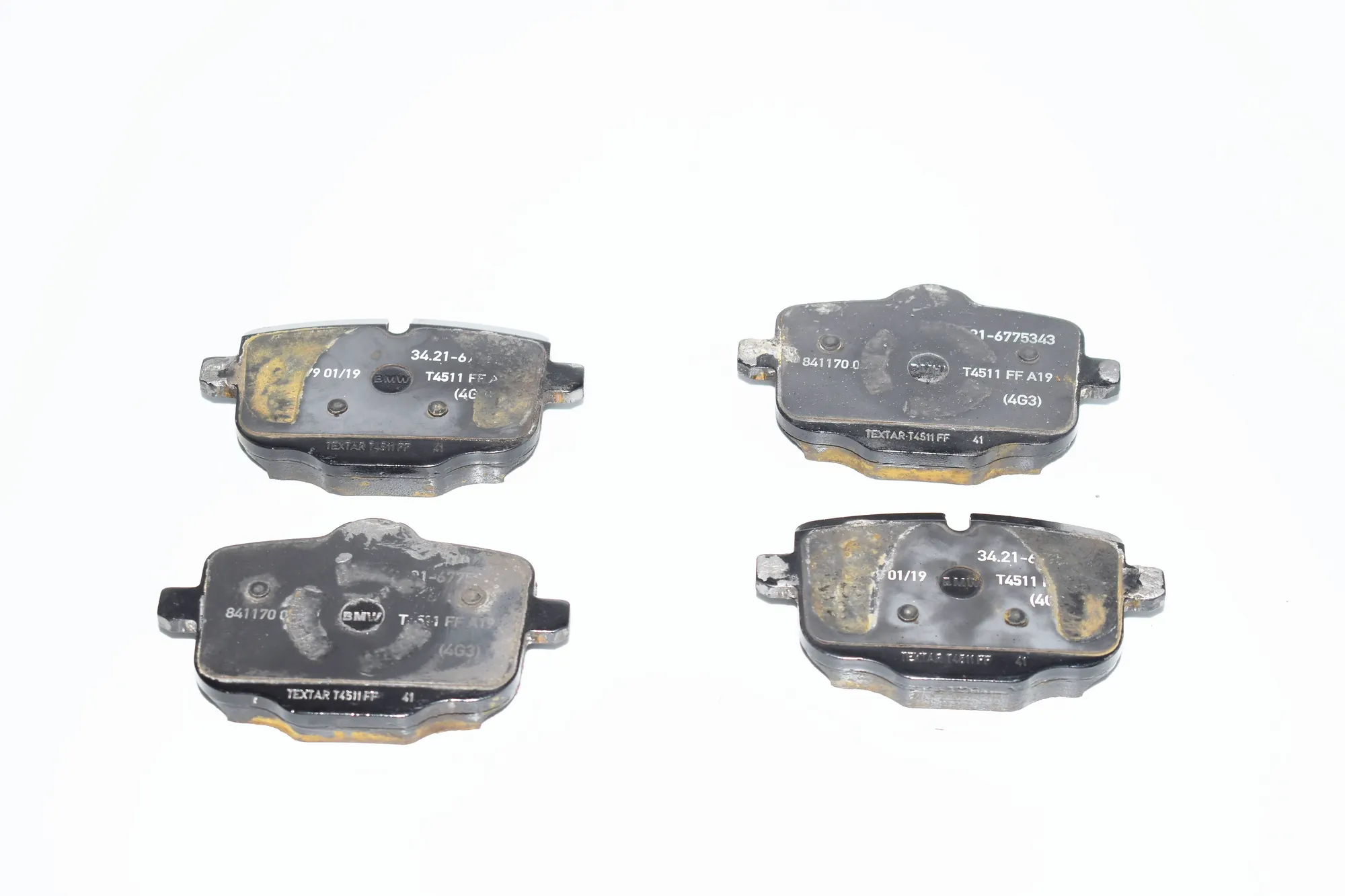 Rear Brake Pads – OEM 6775343 · BMW 5 (F10) BMW 5 (F10) 2012