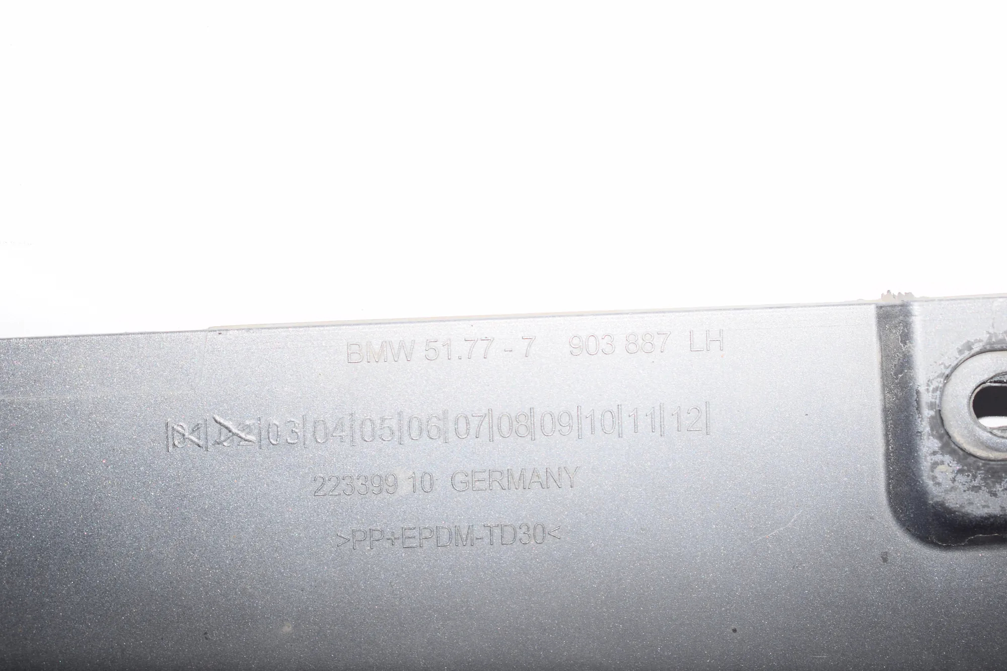 Left Side Sideskirt – OEM 7903887 · BMW 5 (F10) 535 d 2011 – 8