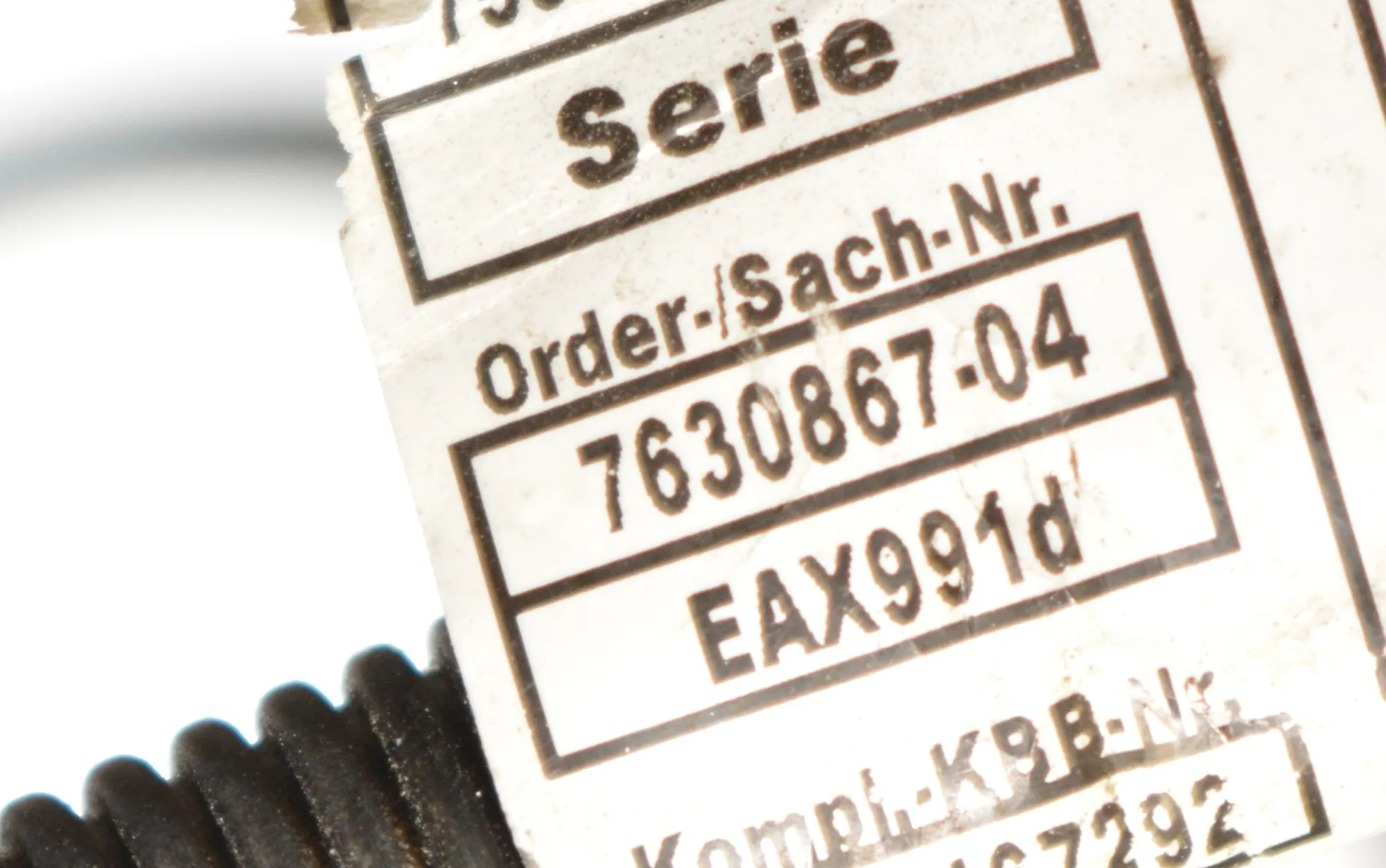 Engine Cable Harness – OEM 7630862 · BMW 3 (F30, F80) 328 i xDrive 2013 – 7