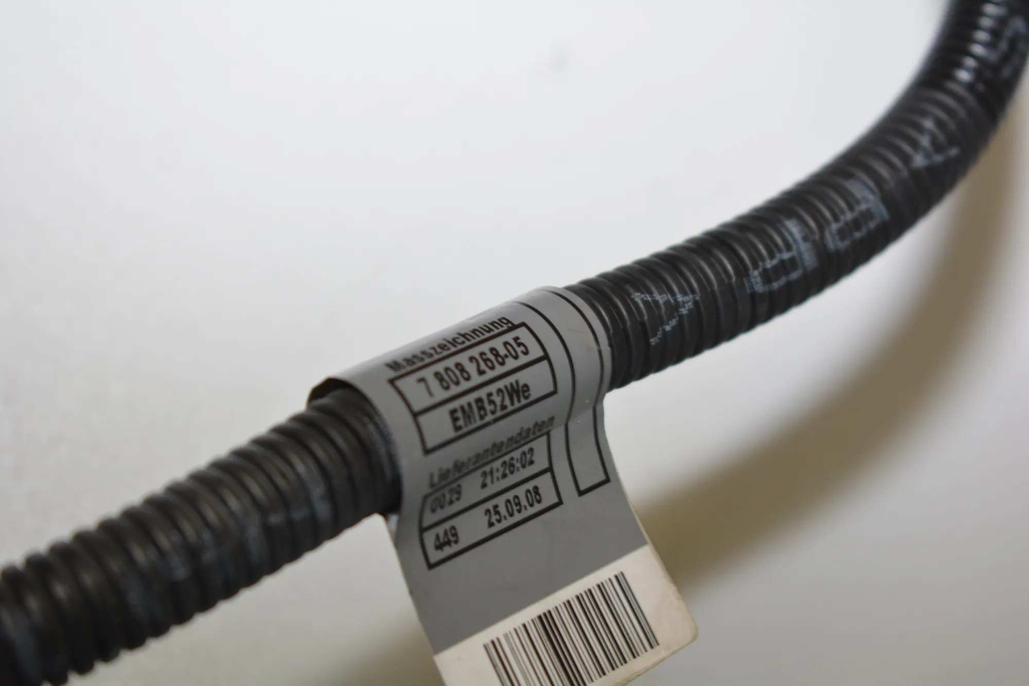 Cable Harness – OEM 7808269 · BMW 3 (E90) 330 d 2009 – 4