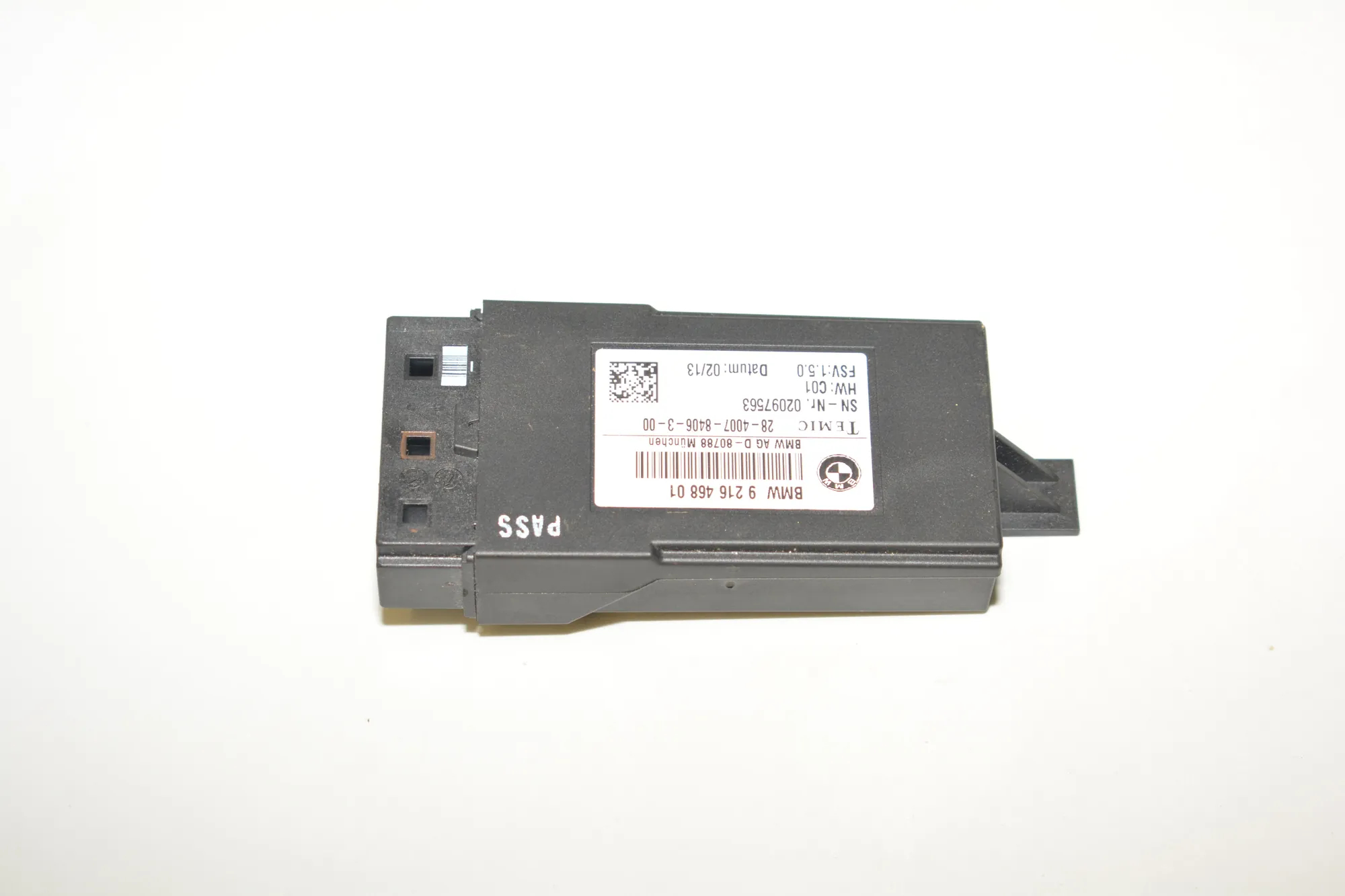 Front Right Seat Control Unit – OEM 9216468 · BMW 3 (F30, F80) 328 i xDrive 2013 – 2