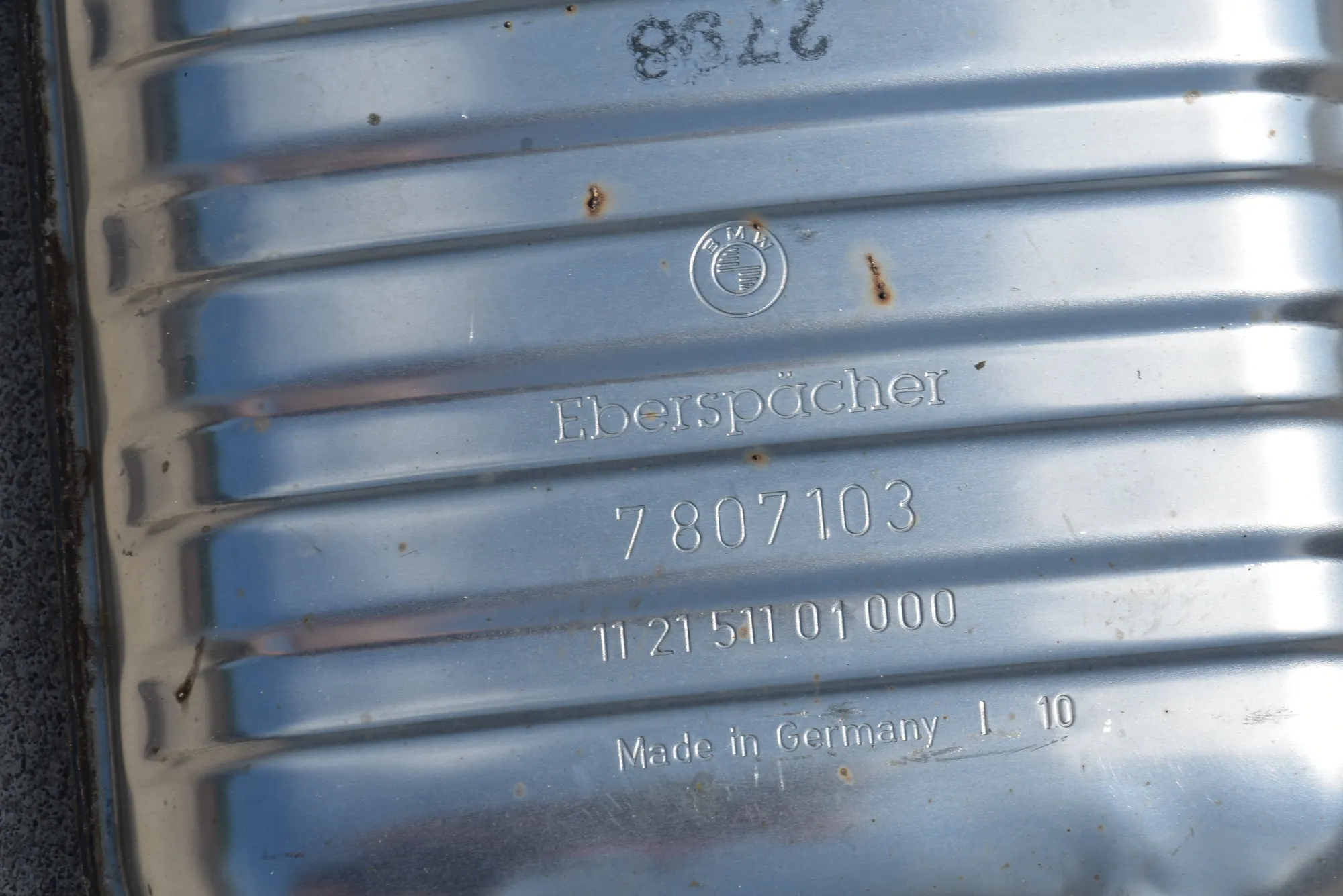 Exhaust – OEM 7807103 · BMW 7 (F01, F02) 730 d 2010 – 5