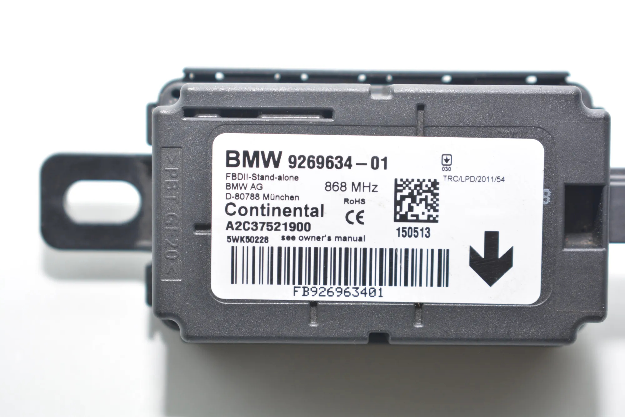 Alarm Signal Control Unit – OEM 9269634 · BMW 3 (F30, F80) 330 d xDrive 2013 – 4