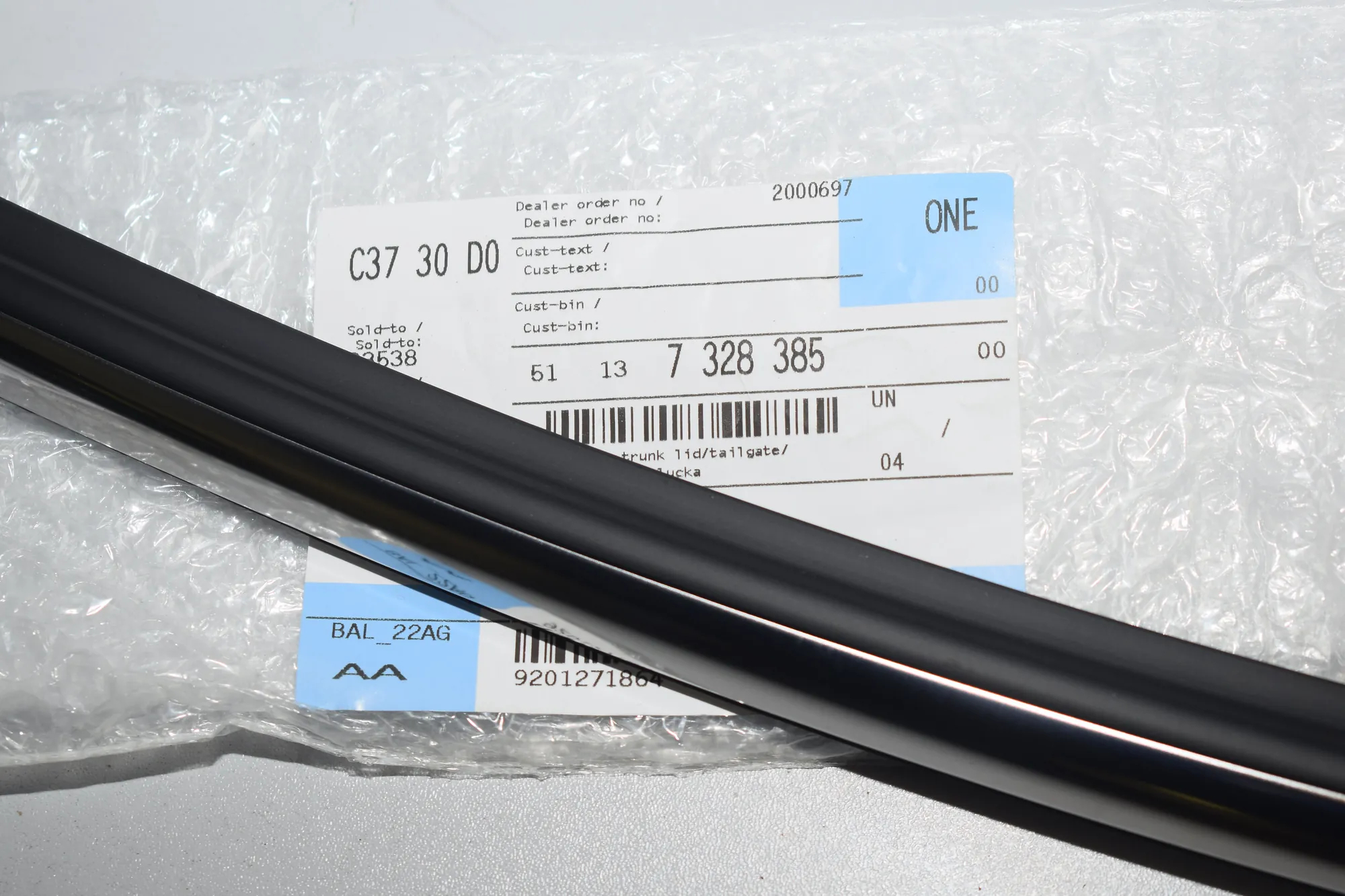 Other Trim Parts – OEM 7328385 · MINI COOPER (F55) MINI COOPER (F55) 2017 – 4