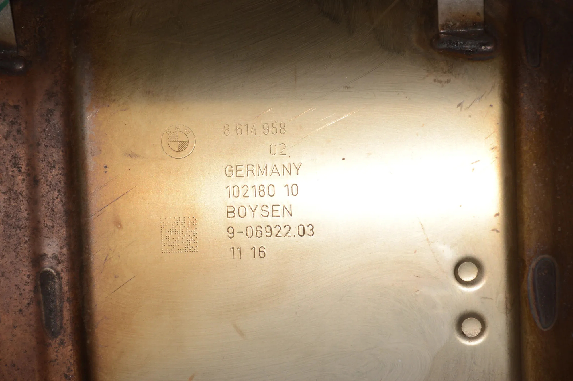 Exhaust – OEM 8614958 · BMW i3 (I01) Hybrid 2016 – 5