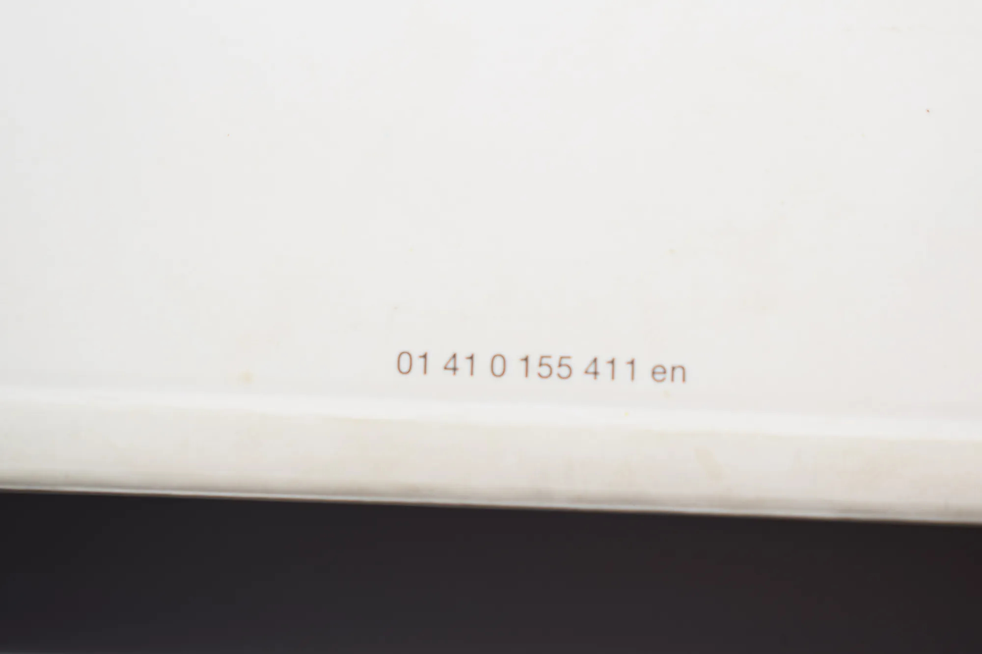 Manual Service Book – OEM 0155411 · BMW 5 (E39) BMW 5 (E39) 2000 – 4