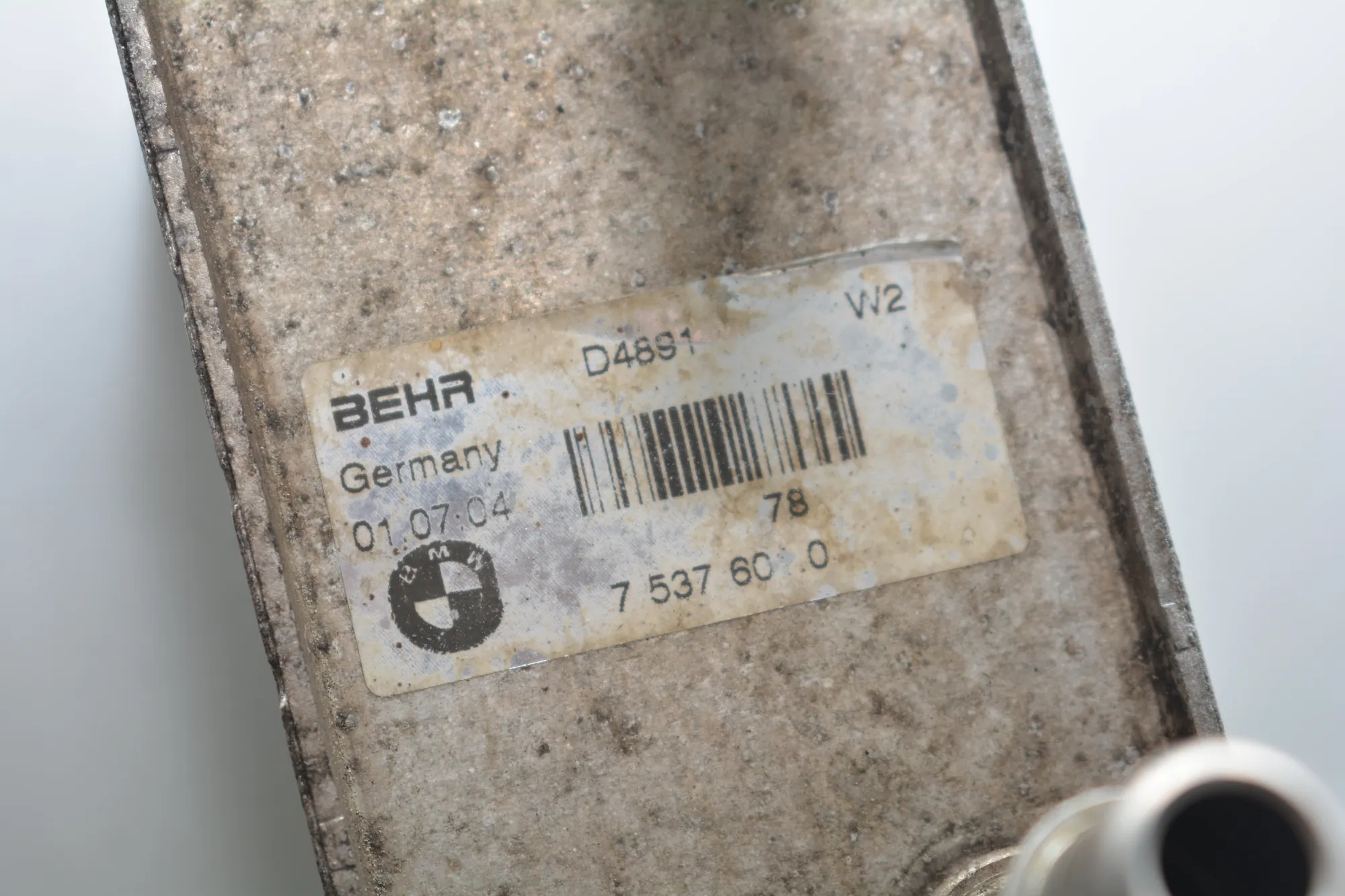 Oil Cooling Radiator – OEM 7537601 · BMW X5 (E53) 4.4 i 2004 – 4