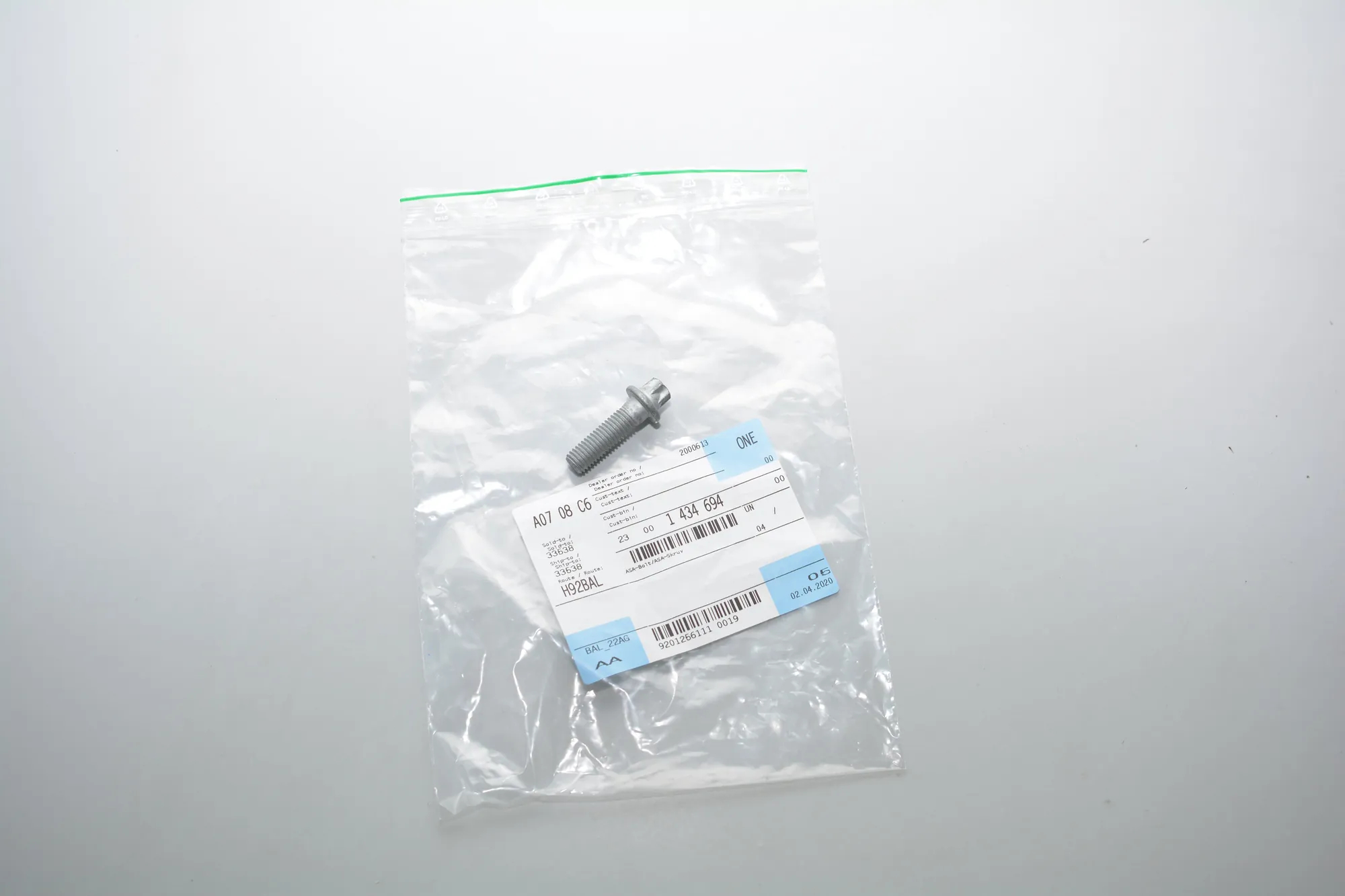 Bolts – OEM 1434694 · BMW 1 (F20) BMW 1 (F20) 118 d xDrive 2013 – 4