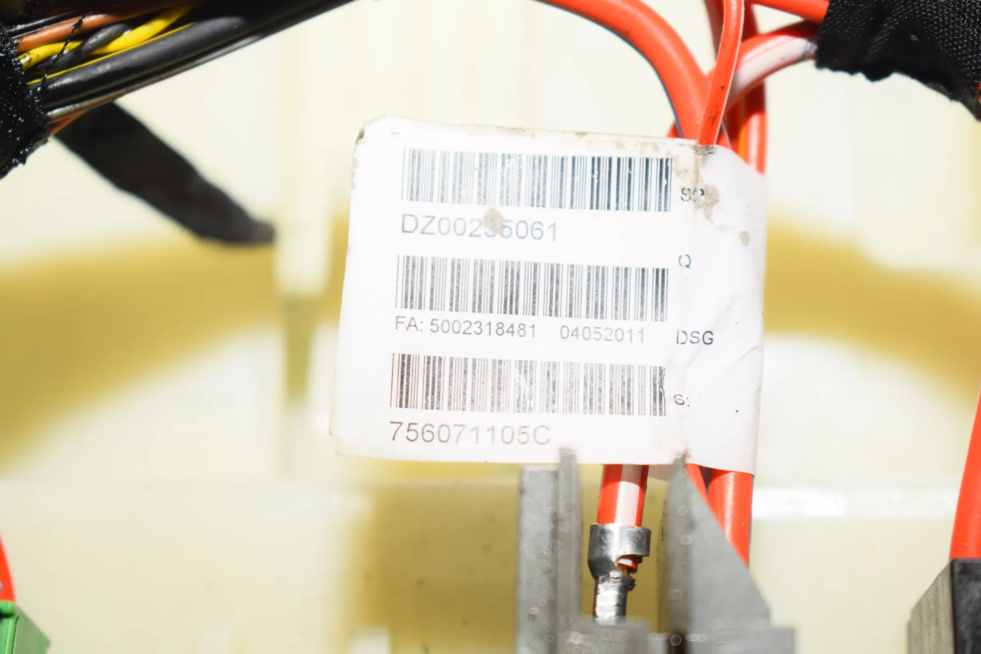 Cable Harness – OEM 7560711 · BMW 3 (E90) 330 d 2011 – 4