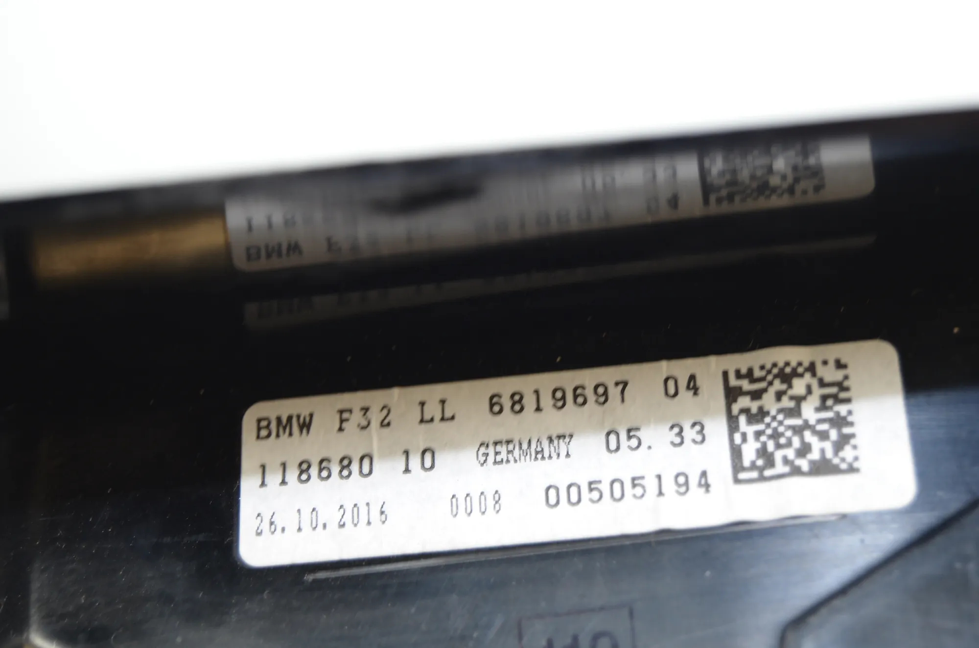 Head-Up Display – OEM 6819697 · BMW 4 Gran Coupe (F36) 430 d 2016 – 6
