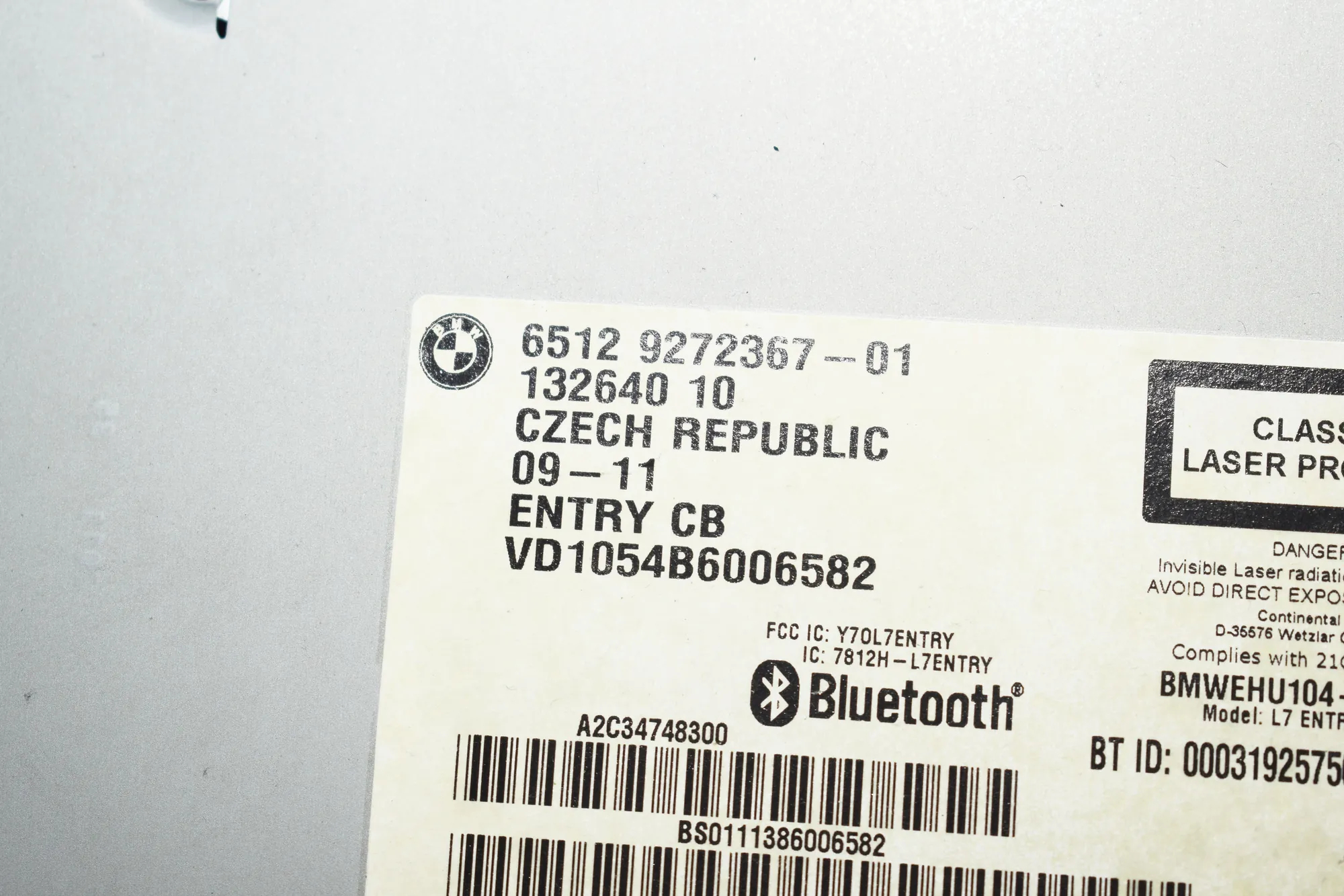 Navigation System – OEM 9272367 · BMW 1 (F20) 118 d 2011 – 4