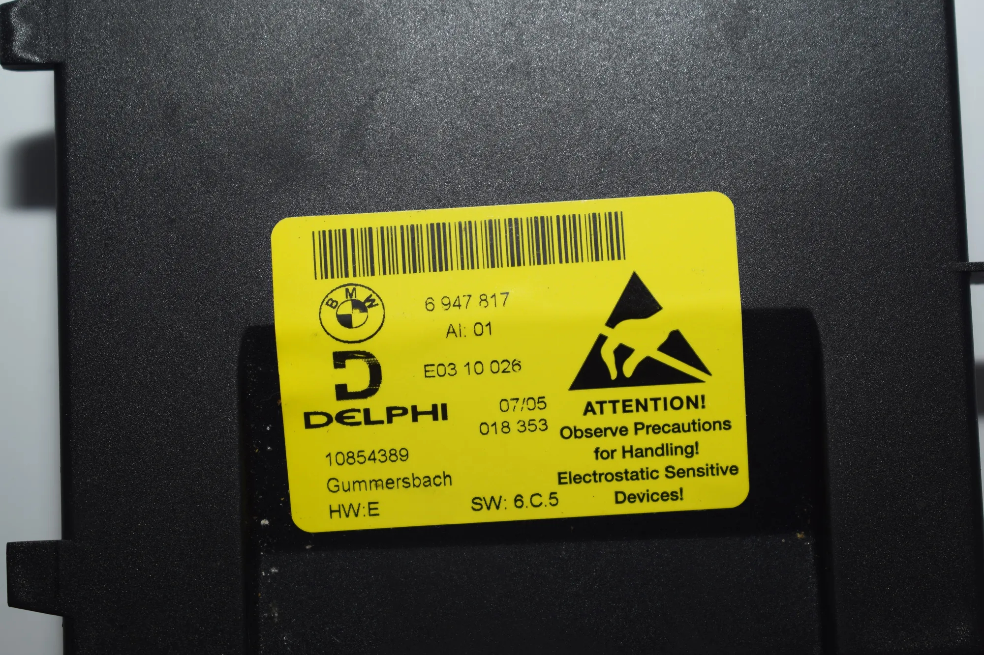Other Control Units – OEM 6947817 · BMW 7 (E65, E66, E67) 730 Ld 2005 – 3