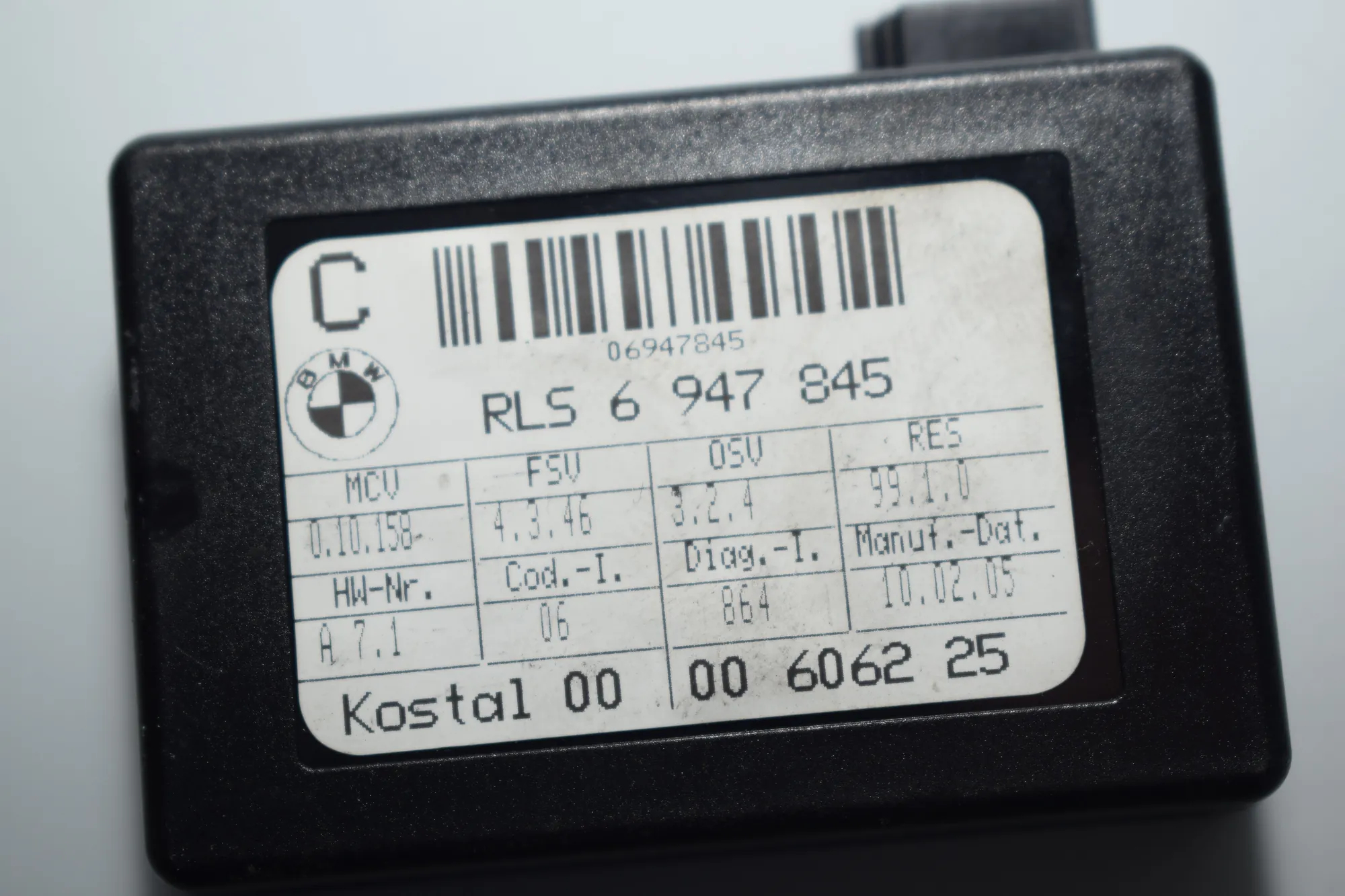 Rain Sensor – OEM 6947845 · BMW 7 (E65, E66, E67) 730 Ld 2005 – 3
