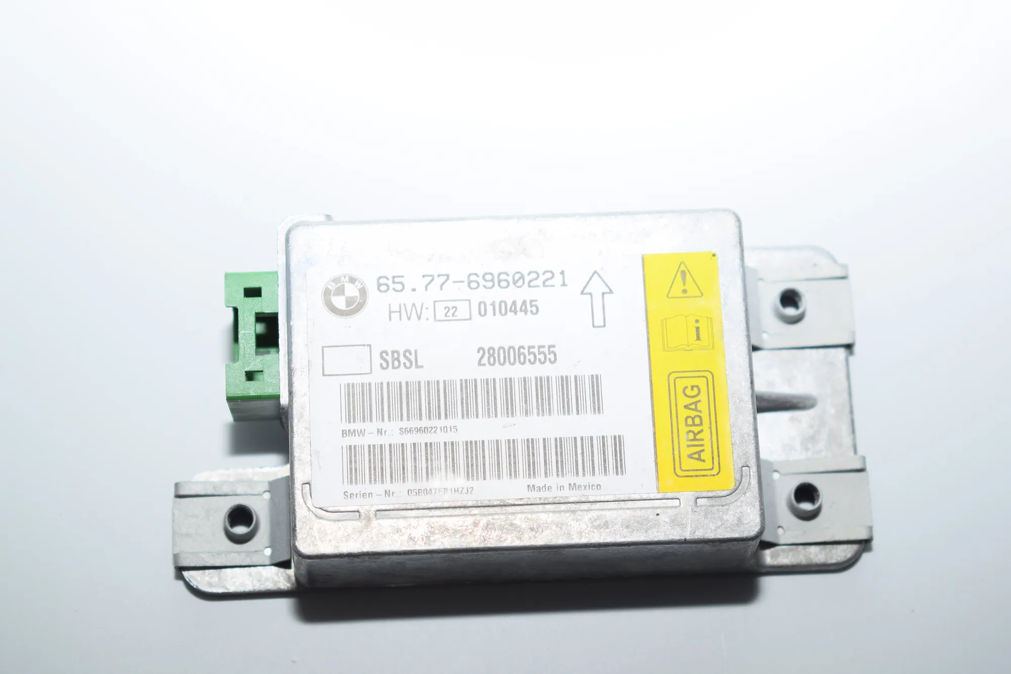 SRS Control Unit – OEM 6960221 · BMW 7 (E65, E66, E67) 730 Ld 2005 – 3