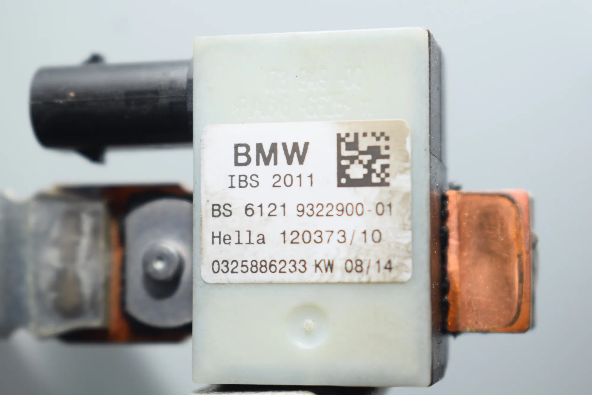 Negative Battery Cable – OEM 9322900 · BMW 3 (F30, F80) 330 d xDrive 2014 – 3
