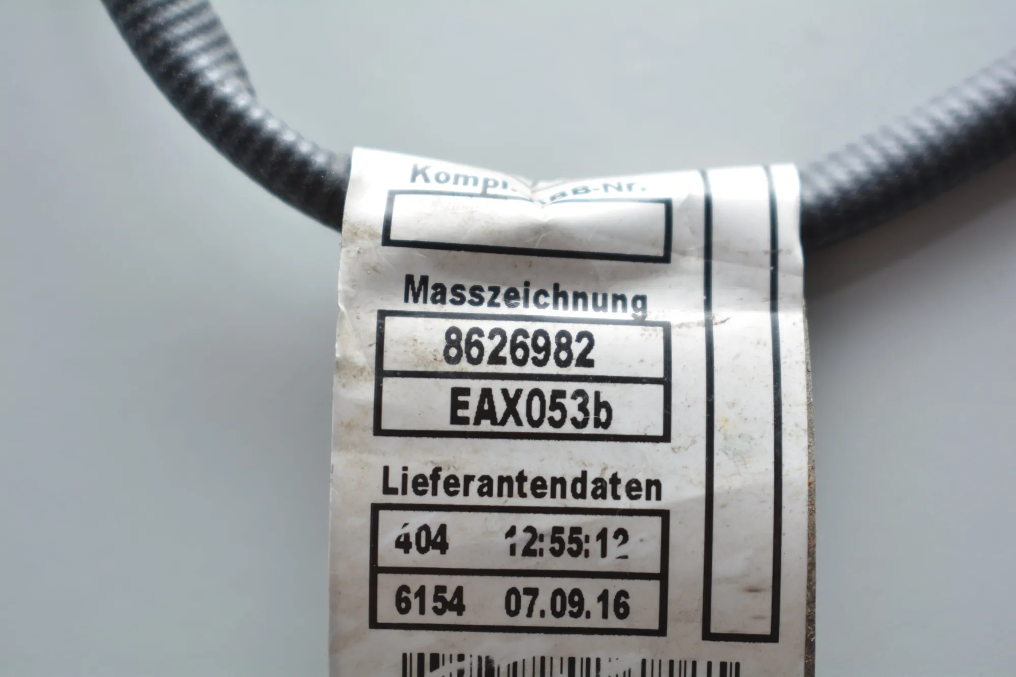 Cable Harness – OEM 8626982 · BMW i3 (I01) Hybrid 2016 – 4