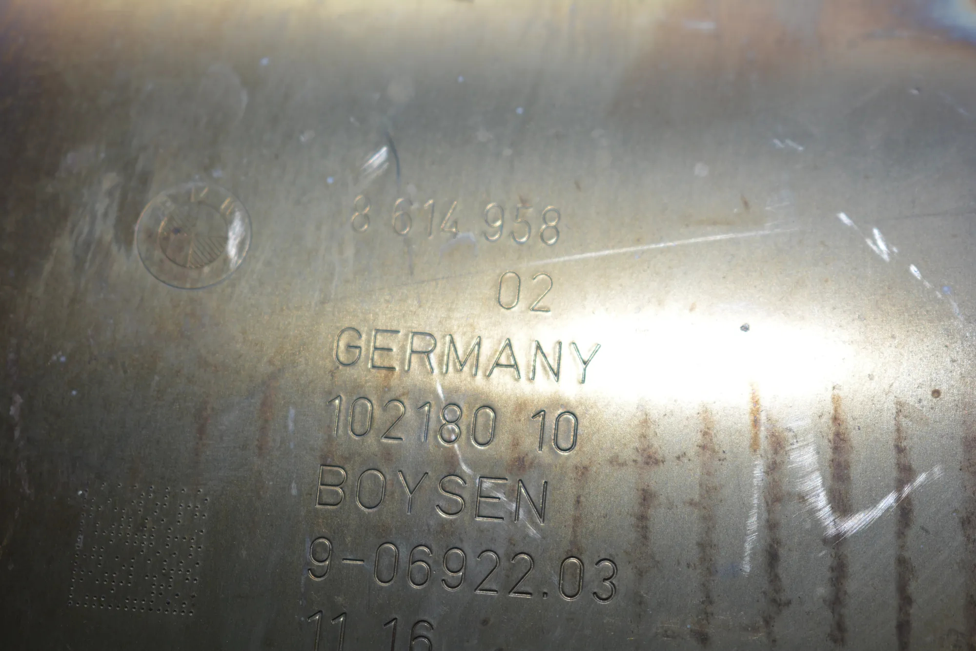 Exhaust – OEM 8614958 · BMW i3 (I01) Hybrid 2016 – 5