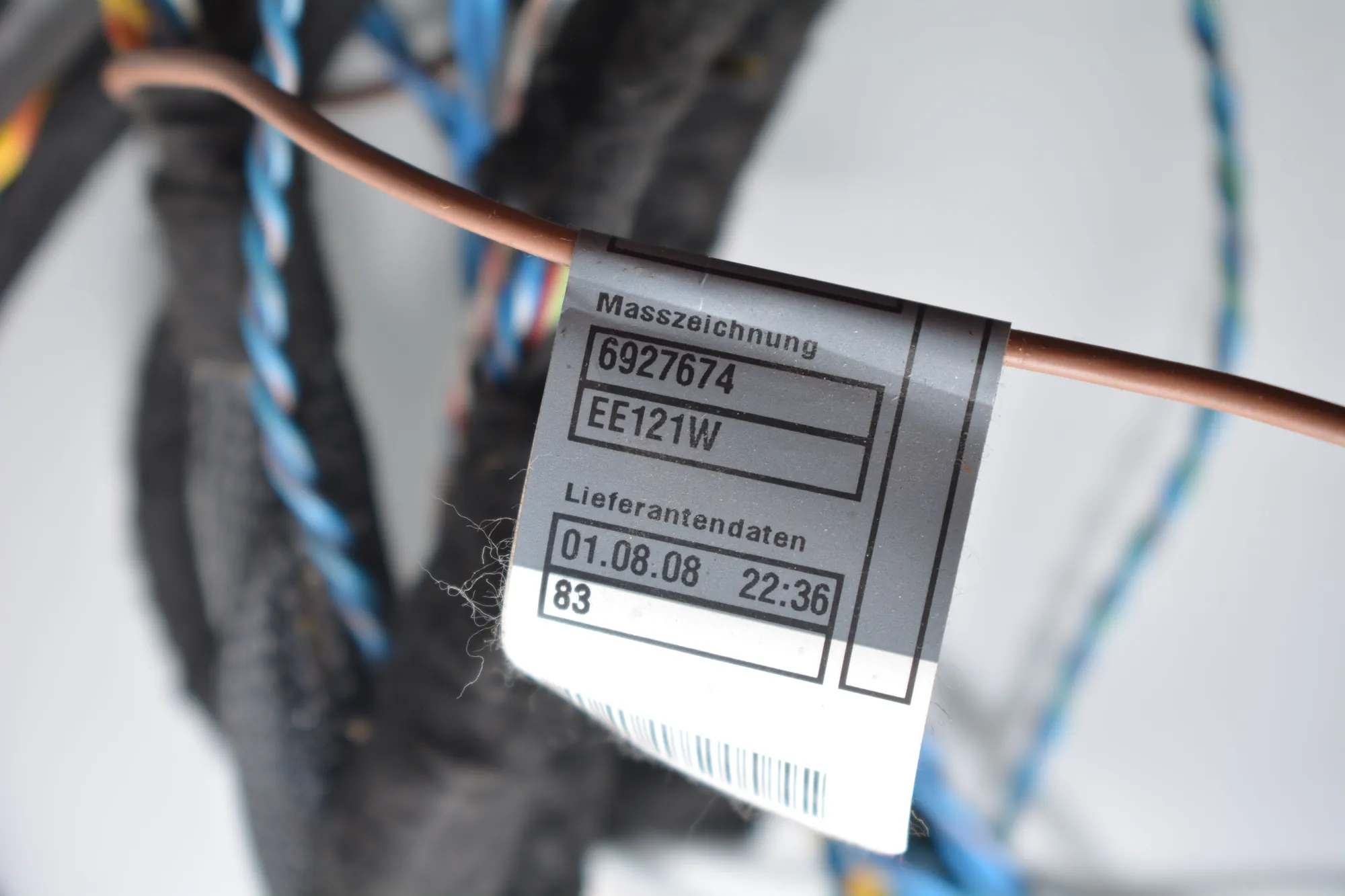 Cable Harness – OEM 6927674 · BMW 1 (E87) 118 d 2008 – 3