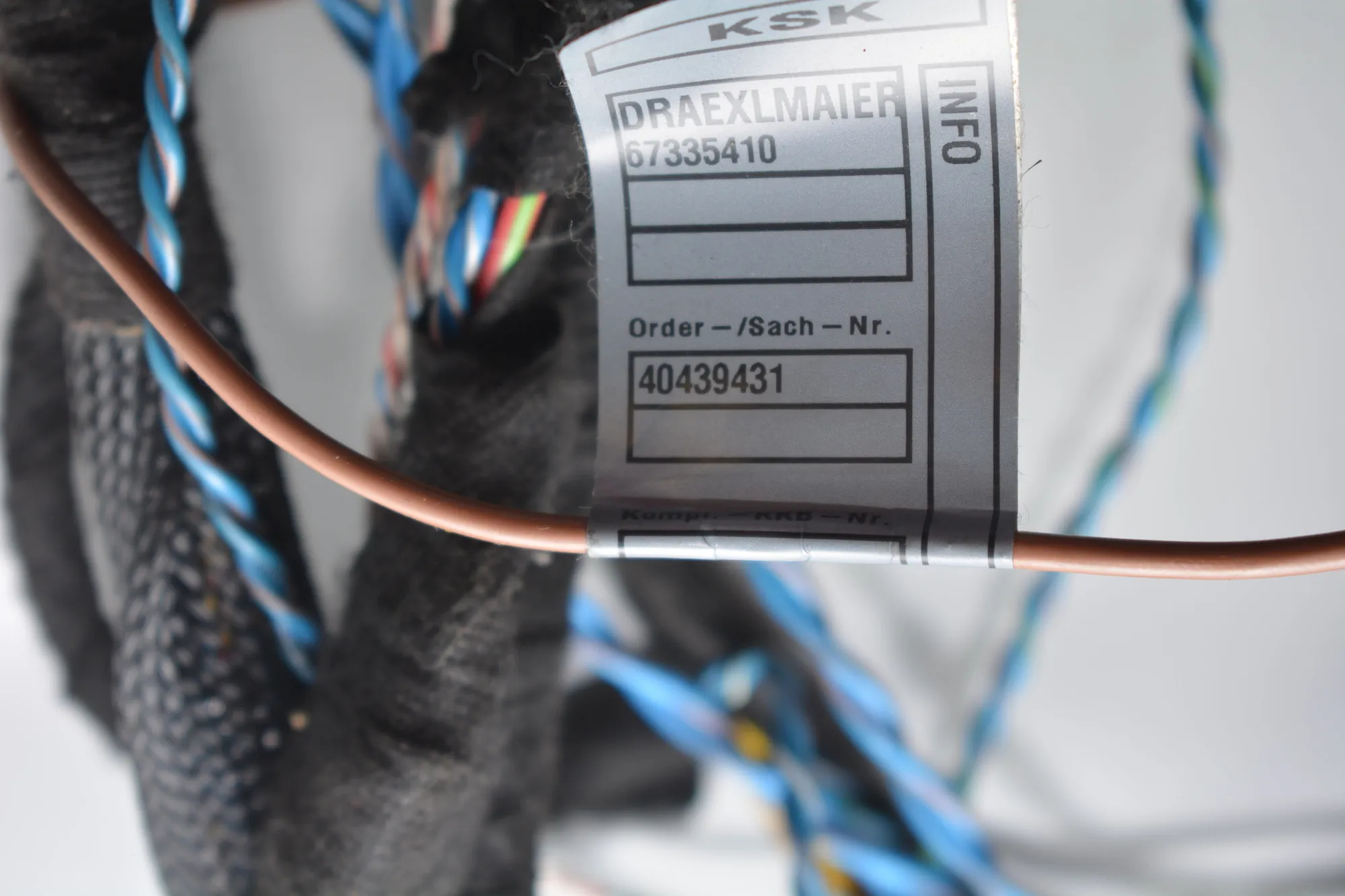 Cable Harness – OEM 6927674 · BMW 1 (E87) 118 d 2008 – 4