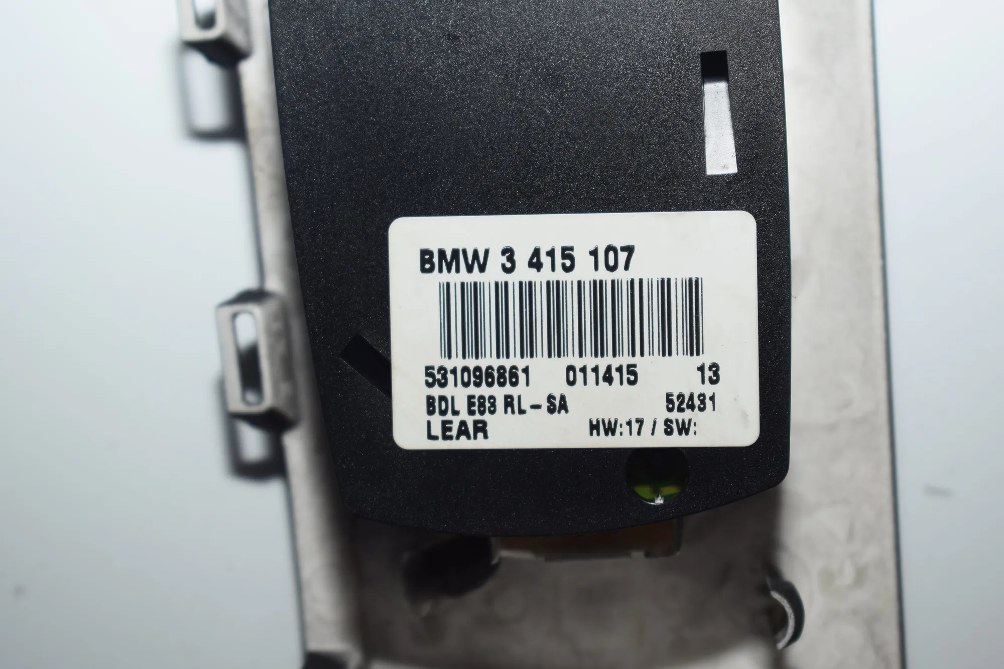 Headlight Switch Control Unit – OEM 3415107 · BMW X3 (E83) 2.0 d 2005 – 3