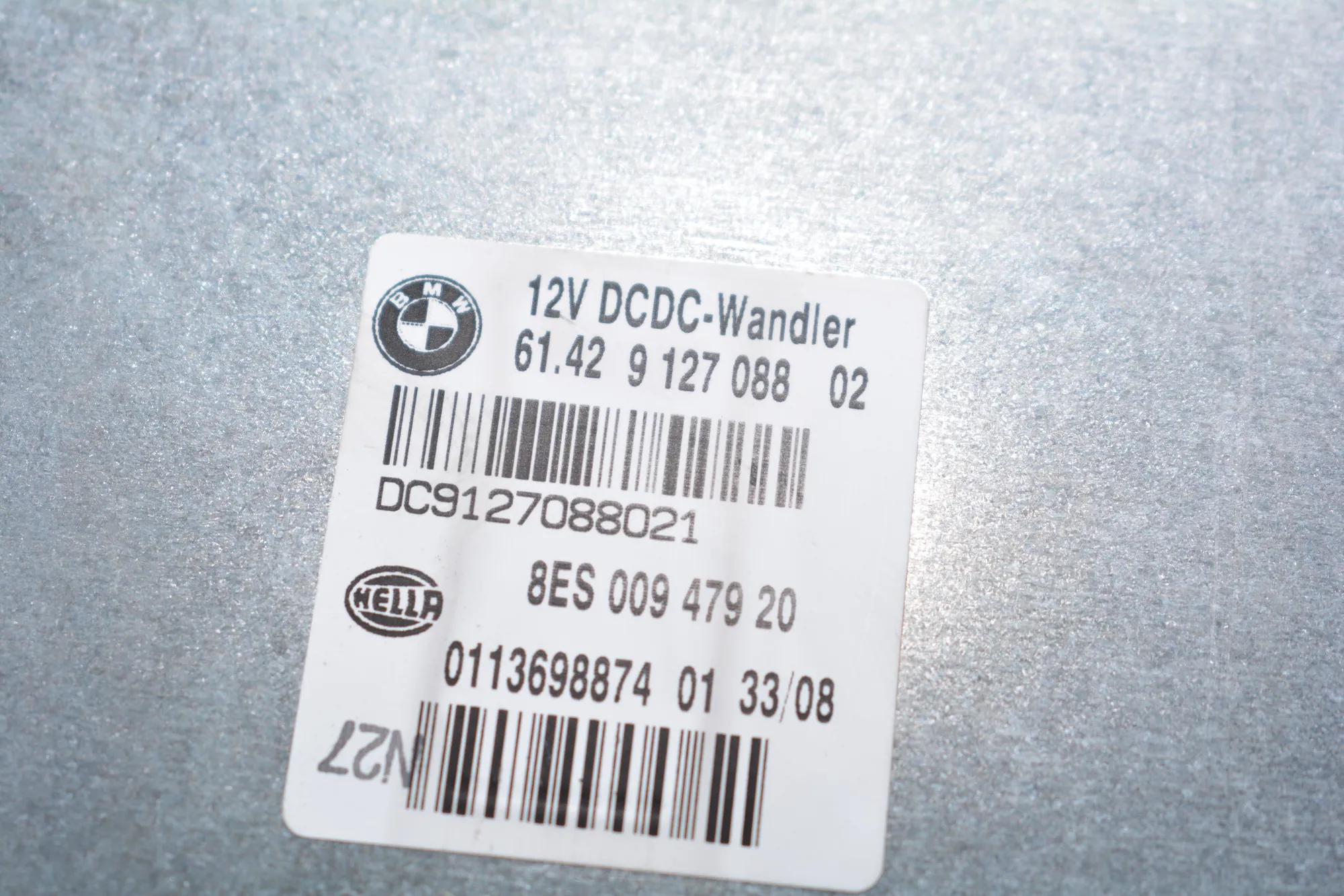 Other Control Units – OEM 9127088 · BMW 1 (E87) 118 d 2008 – 3