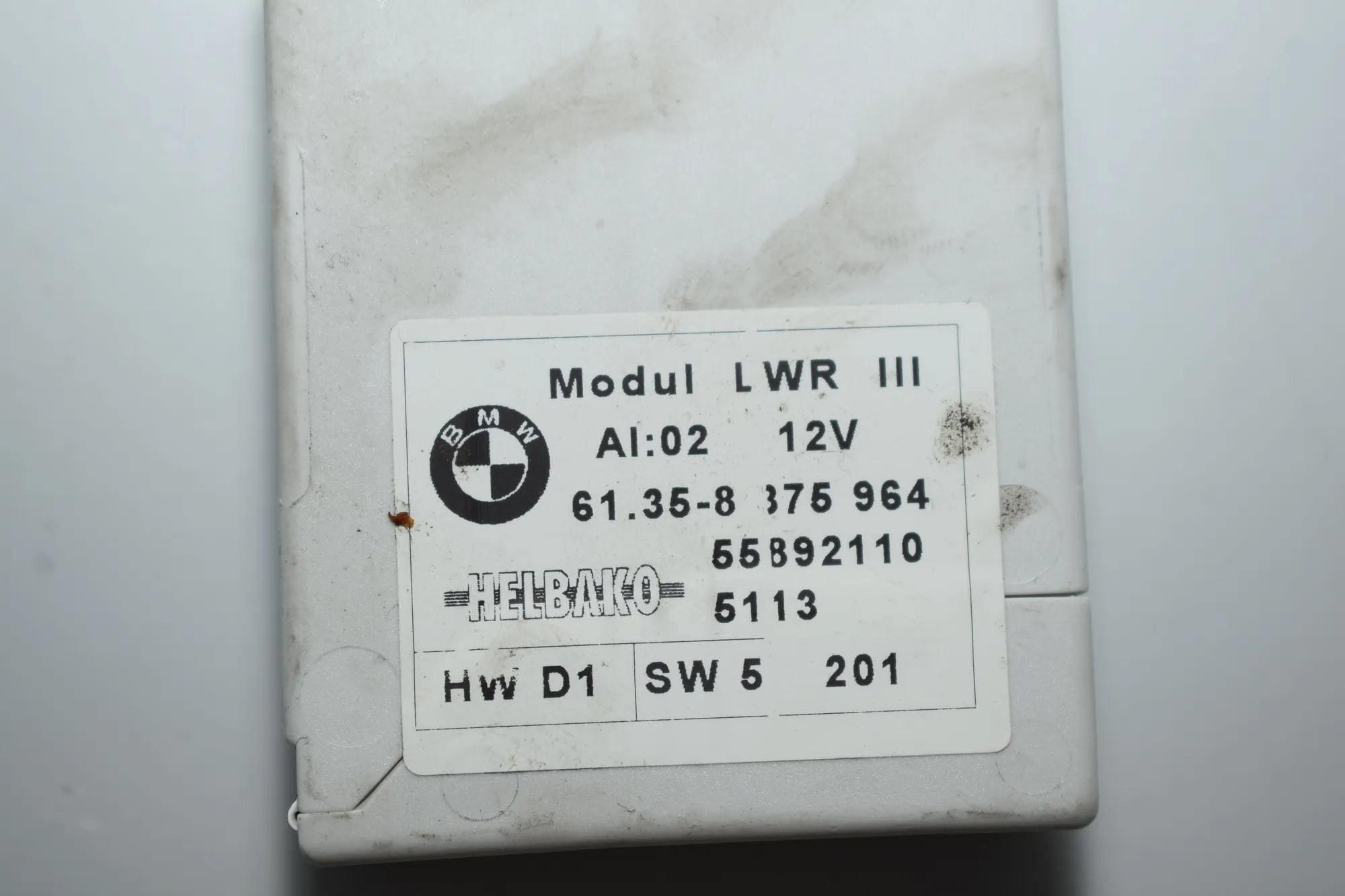Headlight Control Unit – OEM 8875964 · BMW 5 Touring (E39) 530 d 2001 – 4