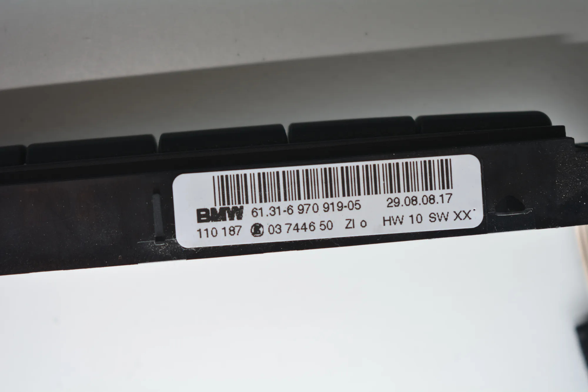 Button Switch Panel – OEM 6970919 · BMW 1 (E81) 118 d 2008 – 4