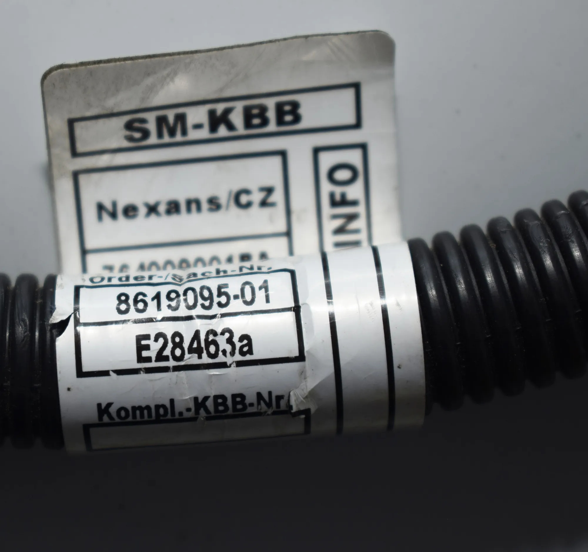 Negative Battery Cable – OEM 8619095 · BMW i3 (I01) Electric 2015 – 4