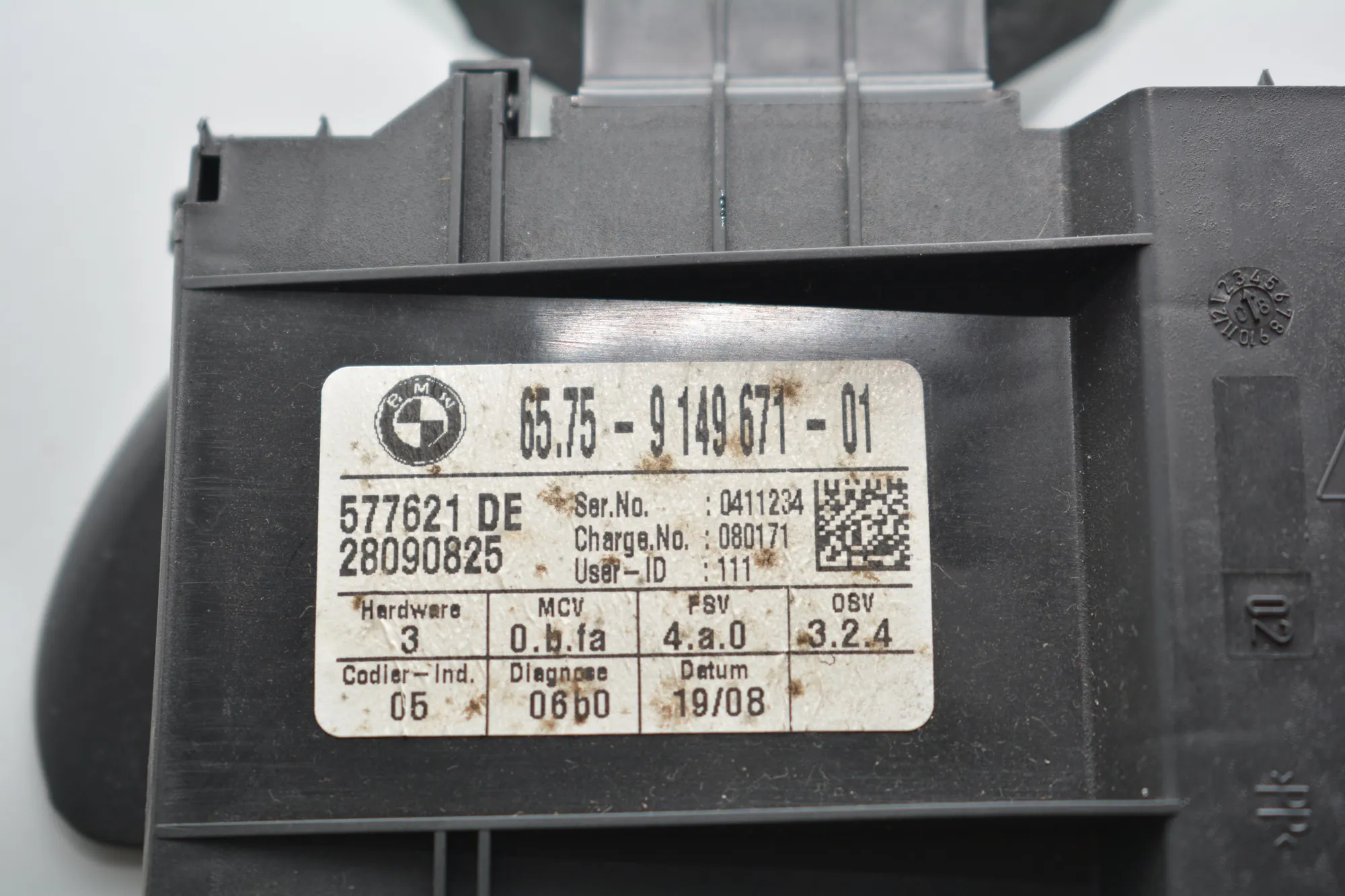 Other Control Units – OEM 9149671 · BMW 1 (E87) 118 d 2008 – 5