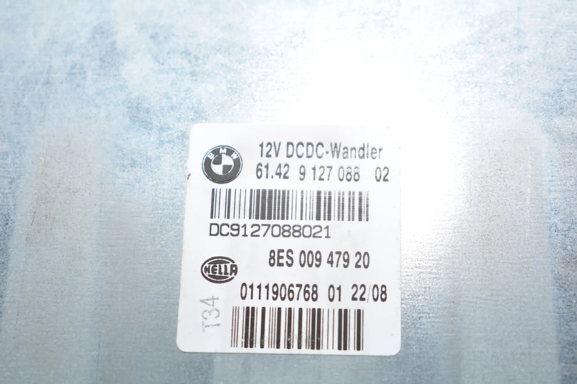 Other Control Units – OEM 9127088 · BMW 1 (E87) 118 d 2008 – 4