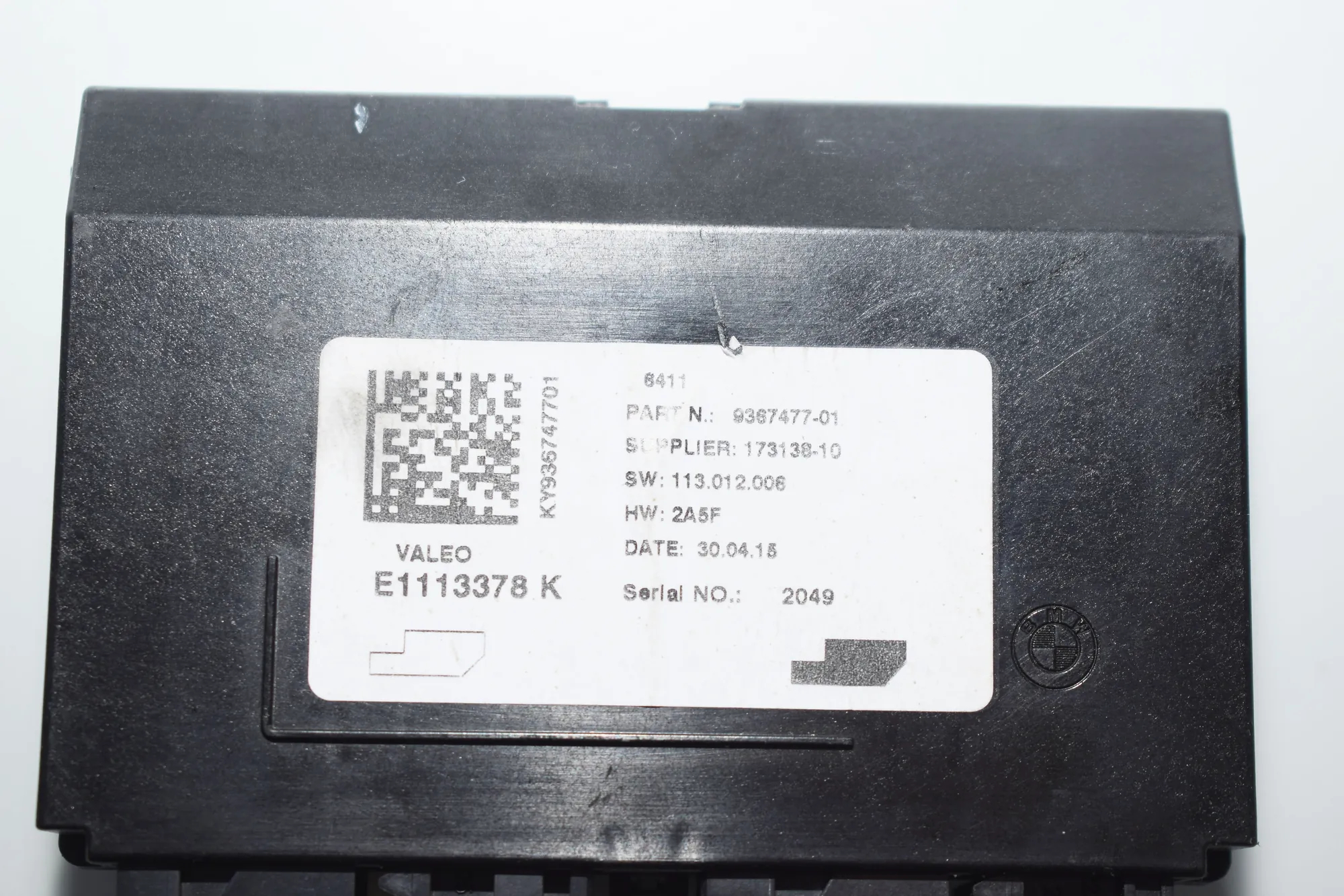 Other Control Units – OEM 9367477 · BMW i3 (I01) Electric 2015 – 3