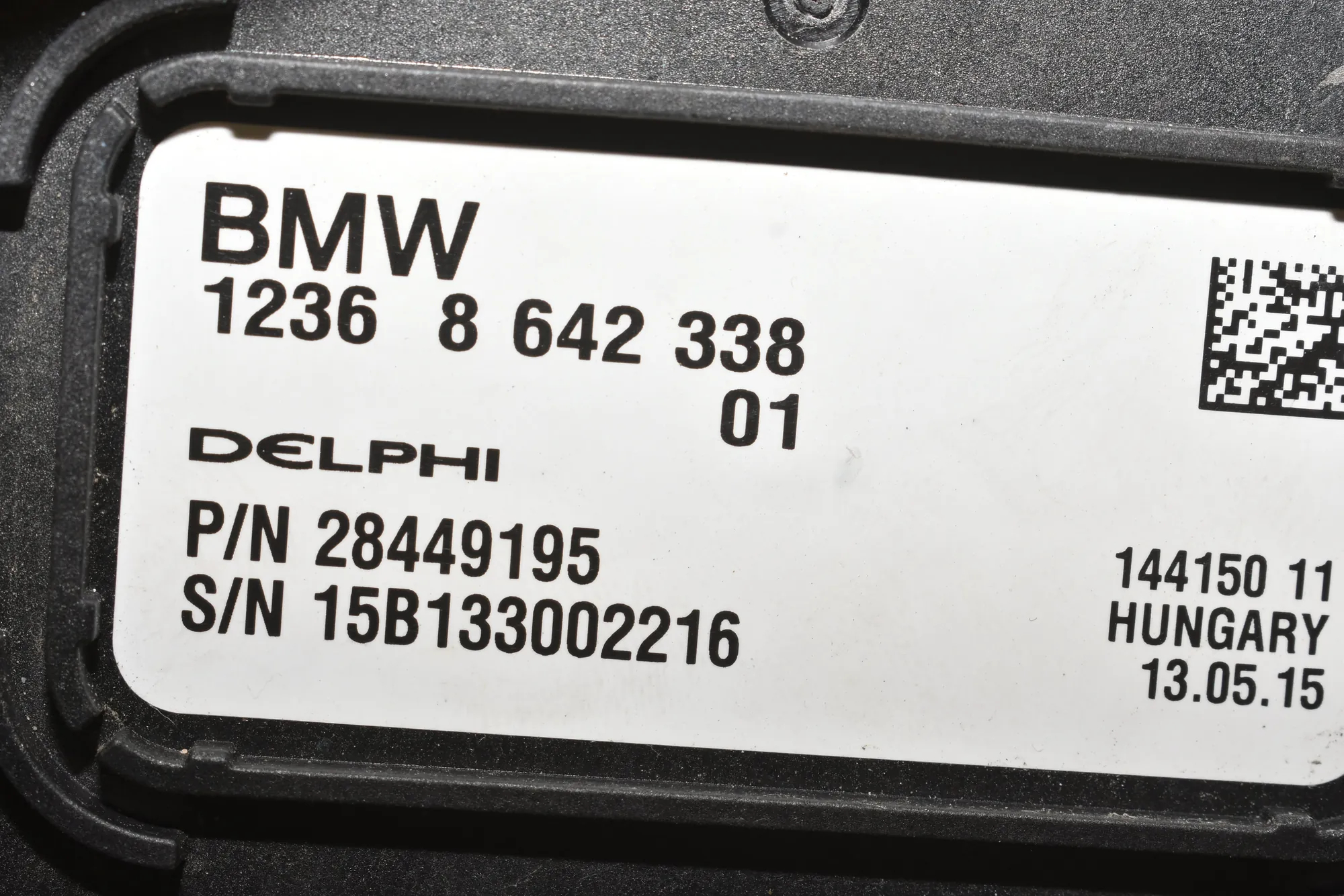 Engine Ignition ECU Set – OEM 8642338 · BMW i3 (I01) Electric 2015 – 6
