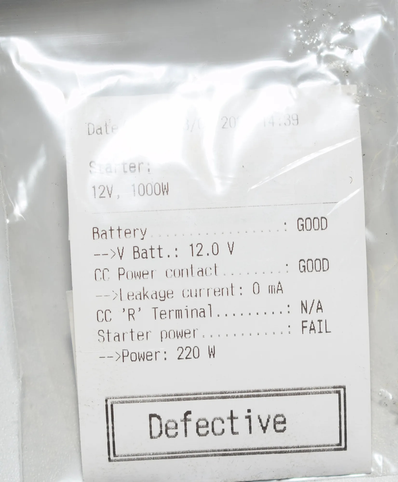 Starter Motor – OEM 1110072 · BMW X5 (E53) 4.6 is 2003 – 4