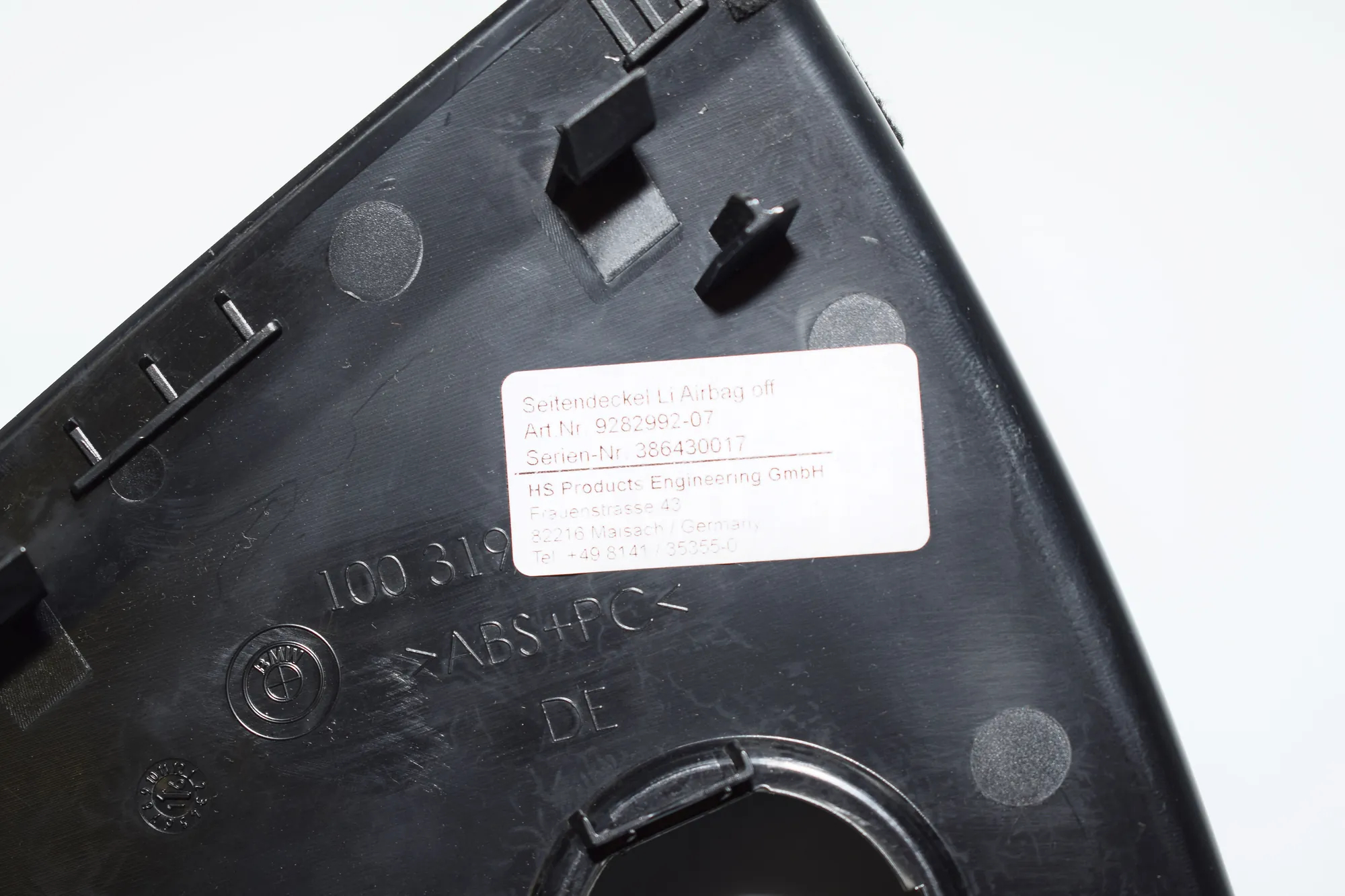 Other Interior Parts – OEM 9282992 · BMW i3 (I01) Electric 2016 – 4
