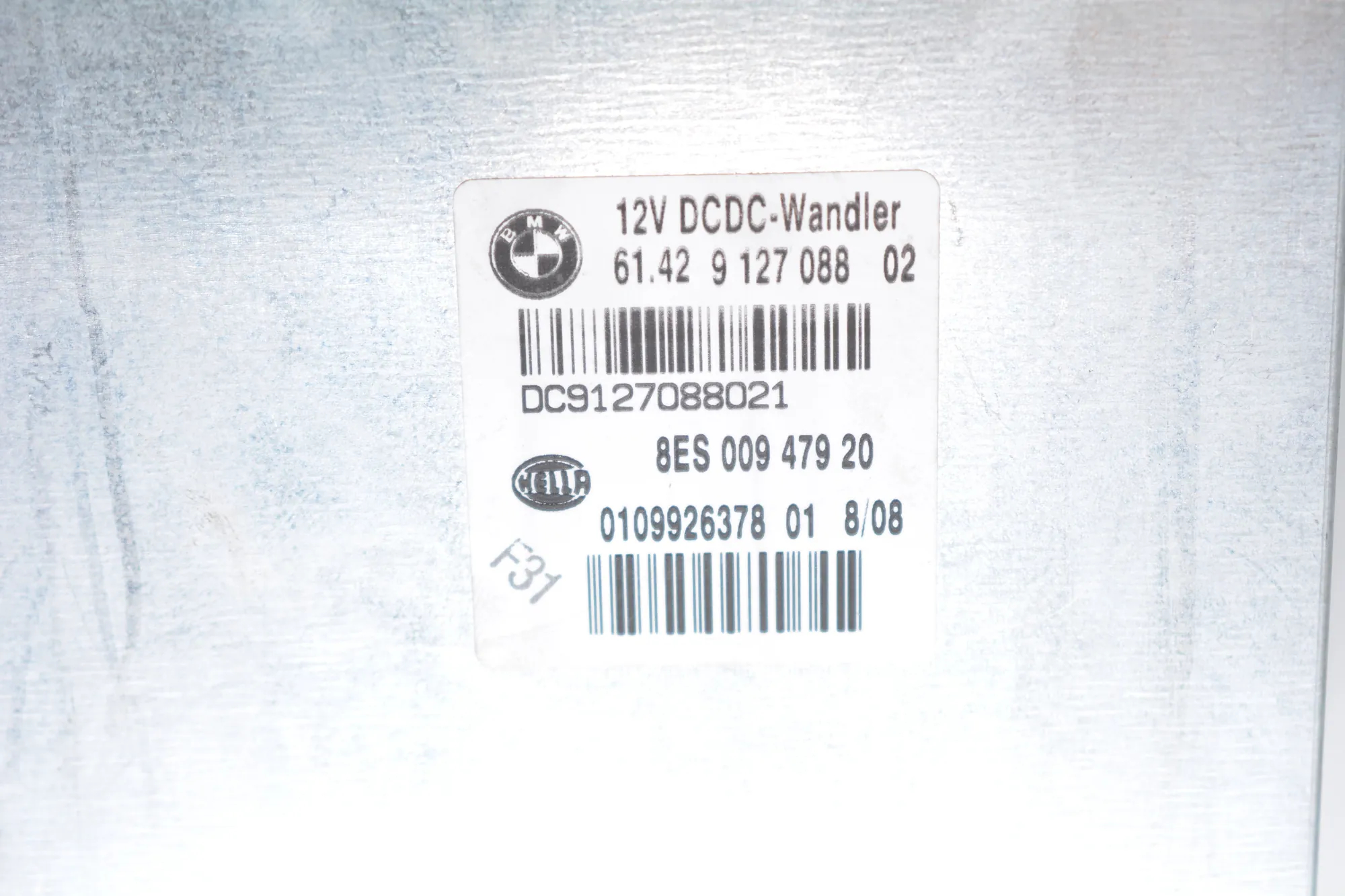 Other Control Units – OEM 9127088 · BMW 1 (E81) 118 d 2008 – 5