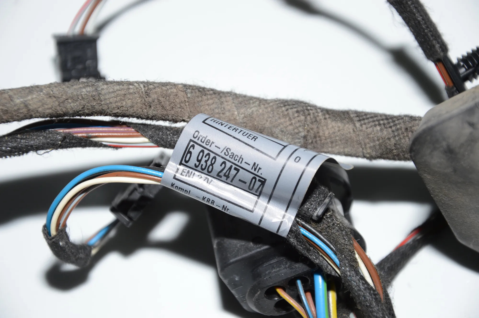 Rear Left Door Wiring – OEM 6938247 · BMW 1 (E87) 118 d 2007 – 4