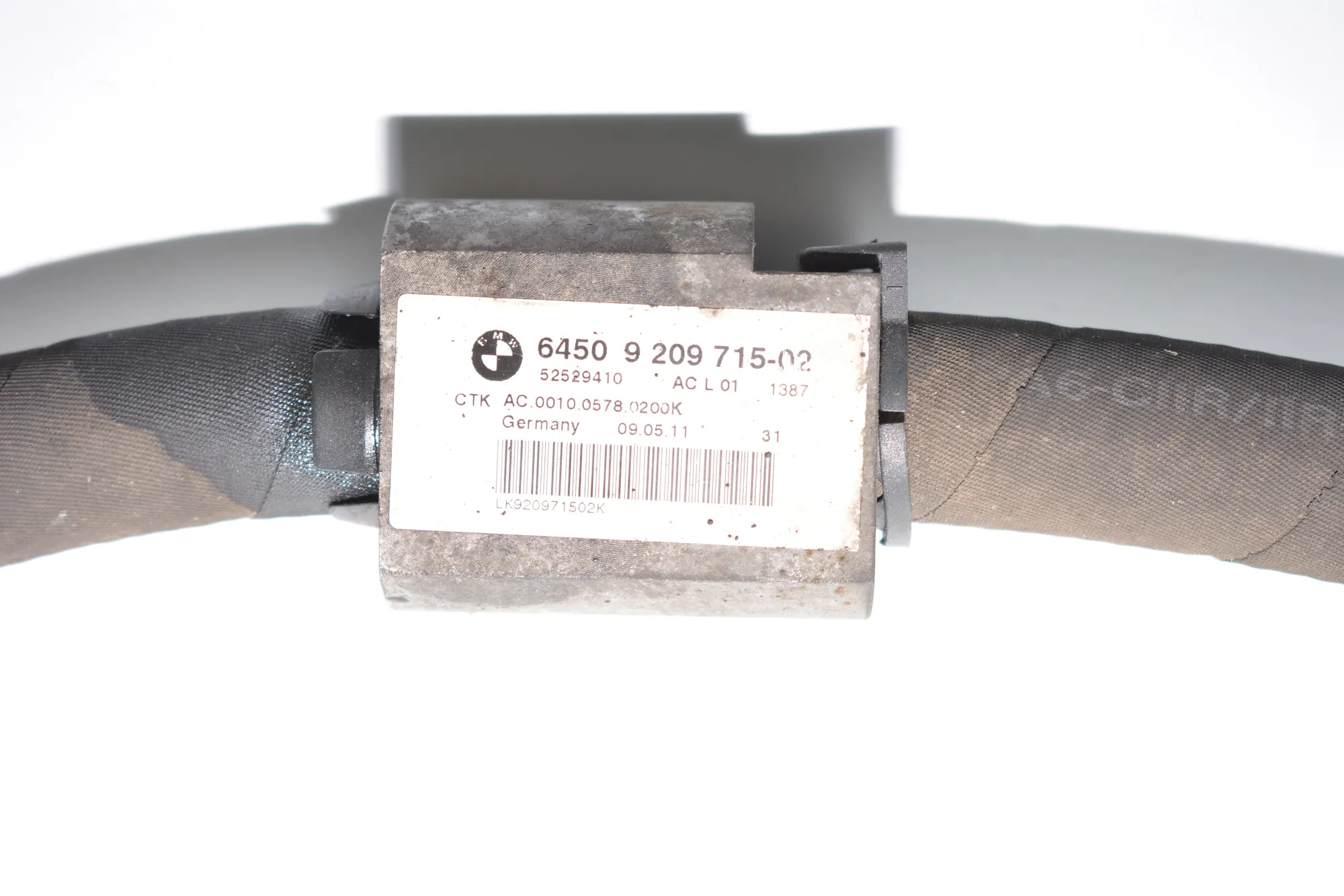 A/C Air Con Hose Pipe – OEM 9209715 · BMW 3 Cabrio (E93) 330 d 2011 – 5