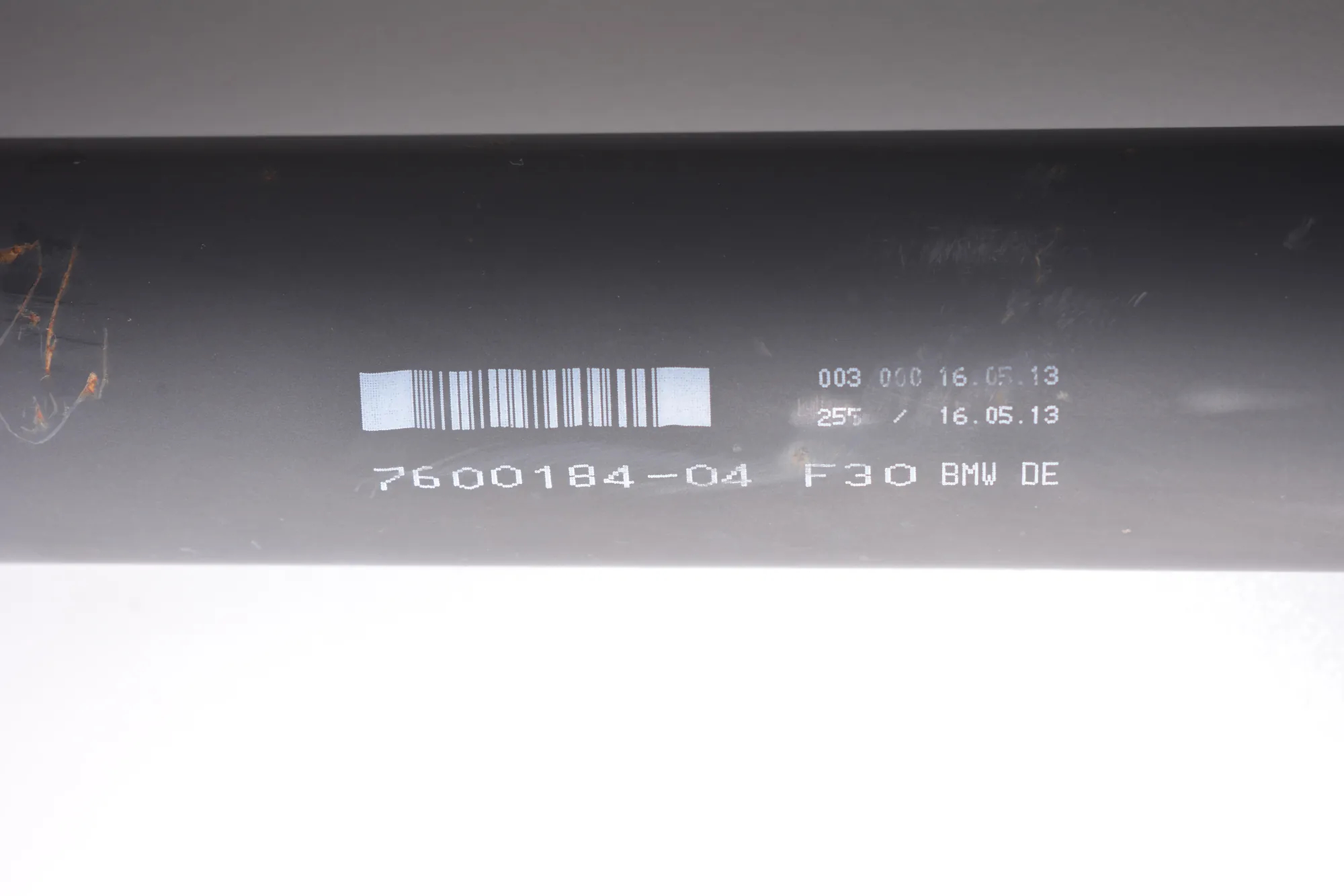 Propshaft Cardan – OEM 7600184 · BMW 3 Touring (F31) 320 d 2013 – 4
